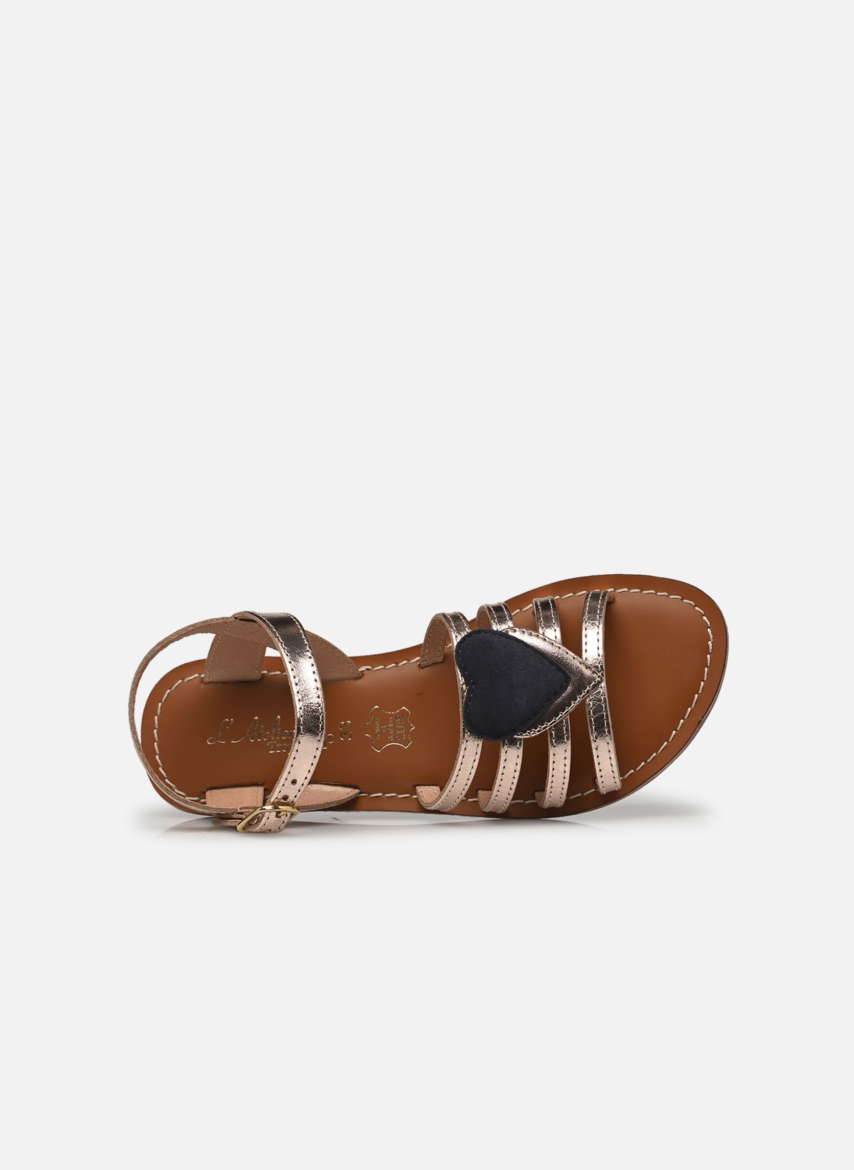 Sandalias Il 2254 niña multicolor L'Atelier Tropézien Sandalias Il 2254 niña multicolor GOLD/BLUE