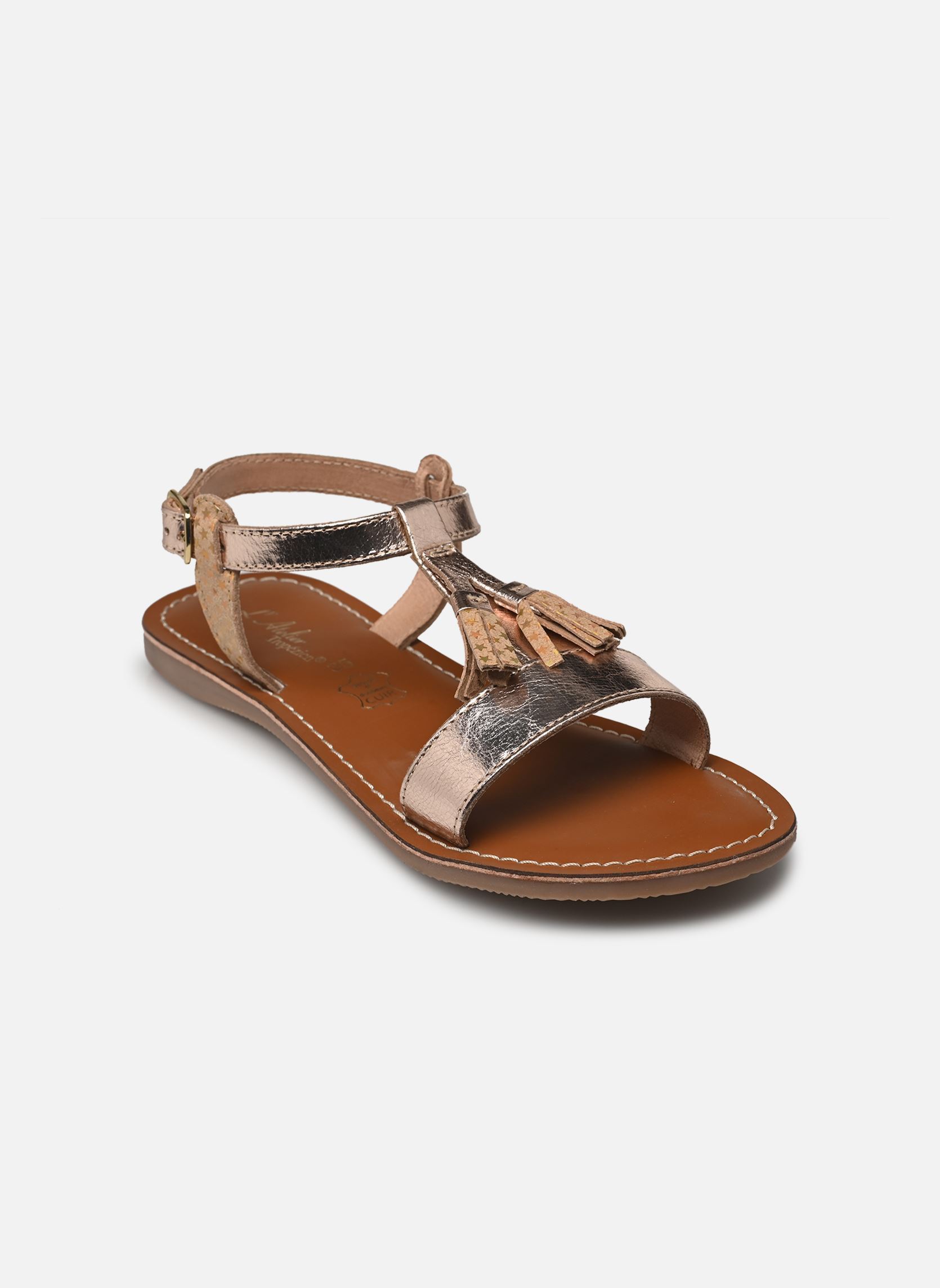 Sandales Il 2255 fille or et bronze L'Atelier Tropézien Sandales Il 2255 fille or et bronze GOLD