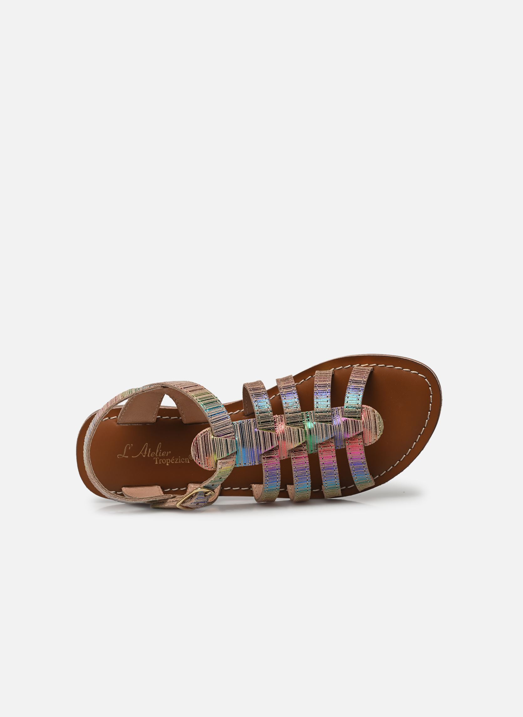Sandales Il 2256 fille multicolore L'Atelier Tropézien Sandales Il 2256 fille multicolore RAINBOW