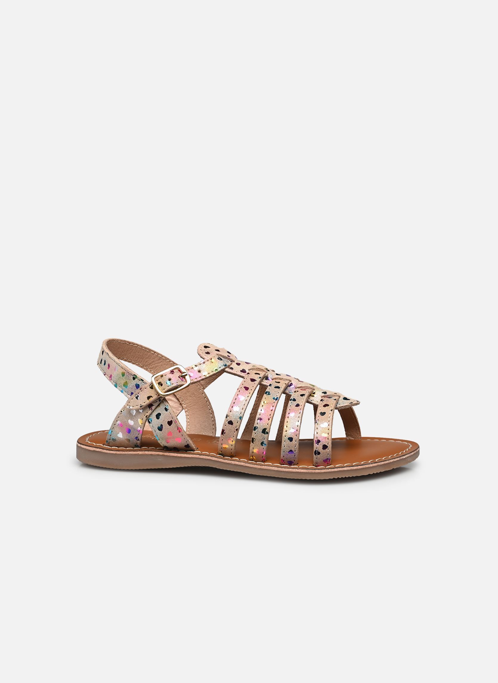 Sandales Il 2256 fille multicolore L'Atelier Tropézien Sandales Il 2256 fille multicolore BEIGE HEARTH
