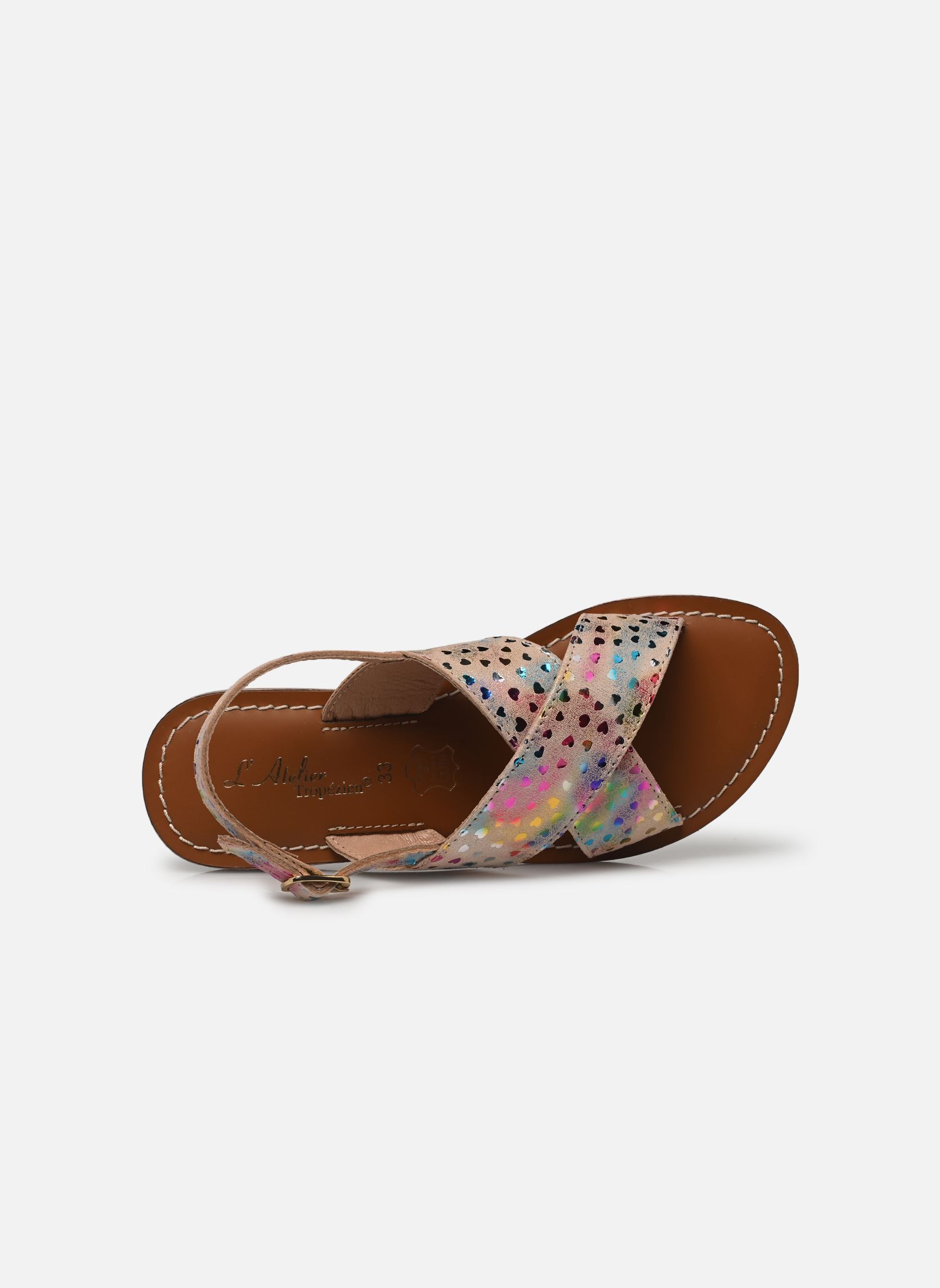 Sandalen Il 2261 mädchen mehrfarbig L'Atelier Tropézien Sandalen Il 2261 mädchen mehrfarbig BEIGE HEARTH
