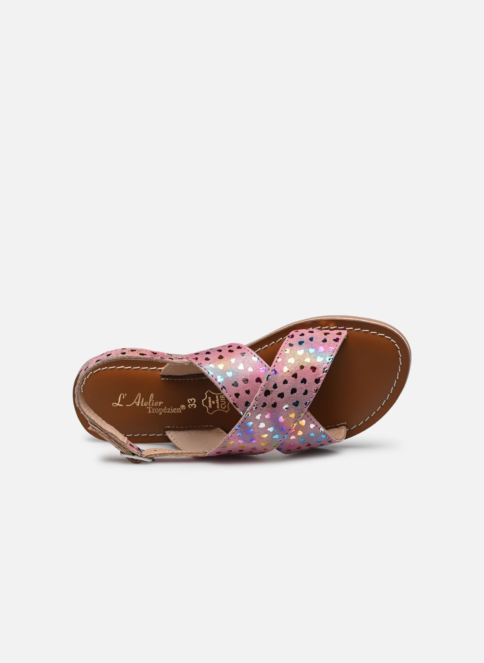 Sandales Il 2261 fille multicolore L'Atelier Tropézien Sandales Il 2261 fille multicolore PINK HEARTH