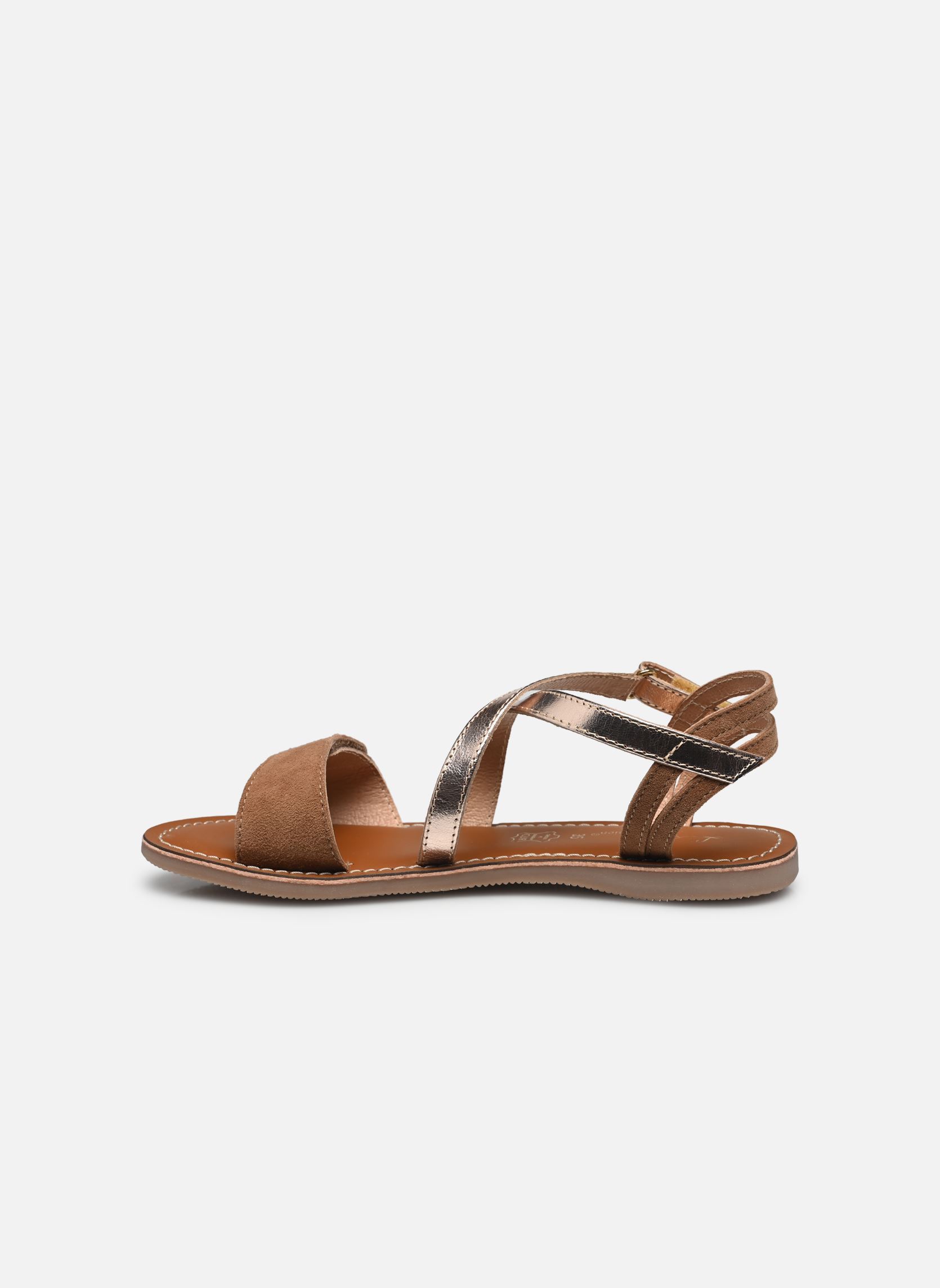 Sandales Il 2263 fille multicolore L'Atelier Tropézien Sandales Il 2263 fille multicolore GOLD/TAN