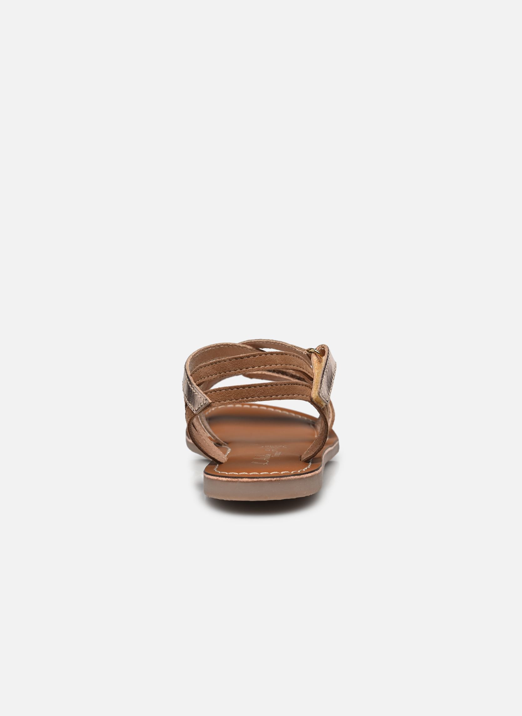 Sandales Il 2263 fille multicolore L'Atelier Tropézien Sandales Il 2263 fille multicolore GOLD/TAN