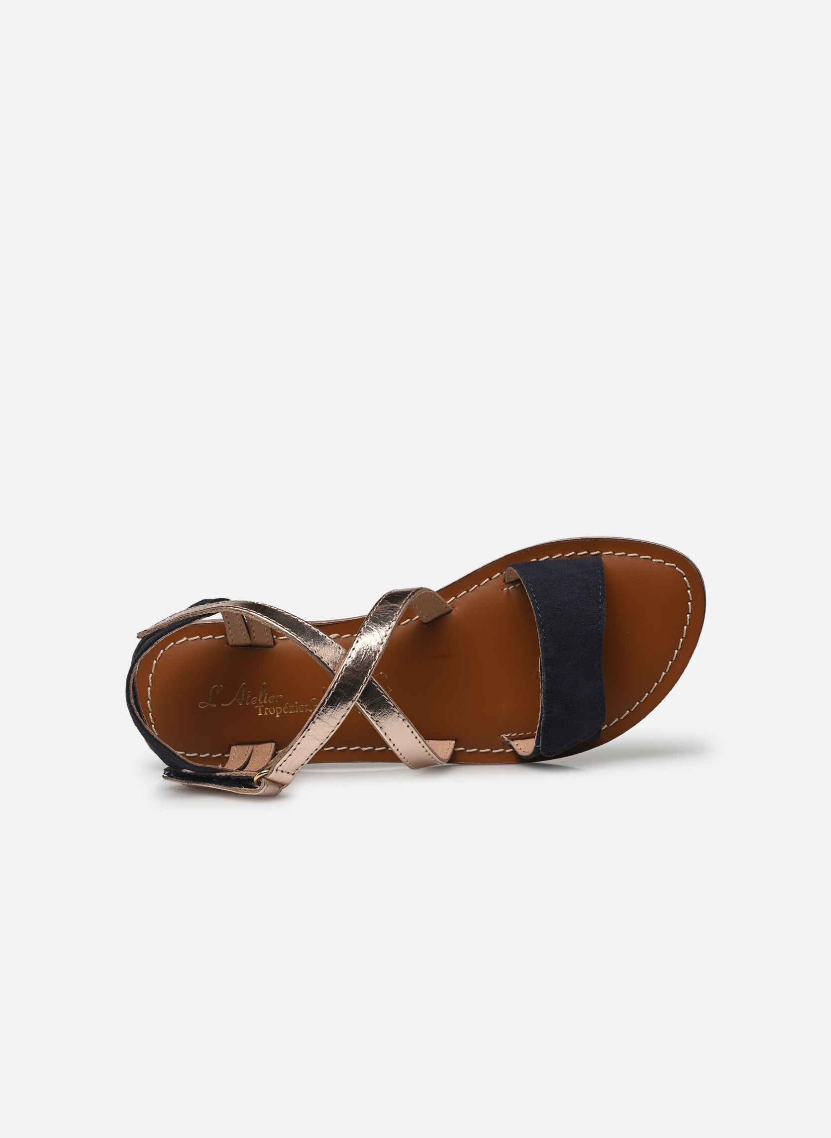 Sandales Il 2263 fille multicolore L'Atelier Tropézien Sandales Il 2263 fille multicolore GOLD/BLUE