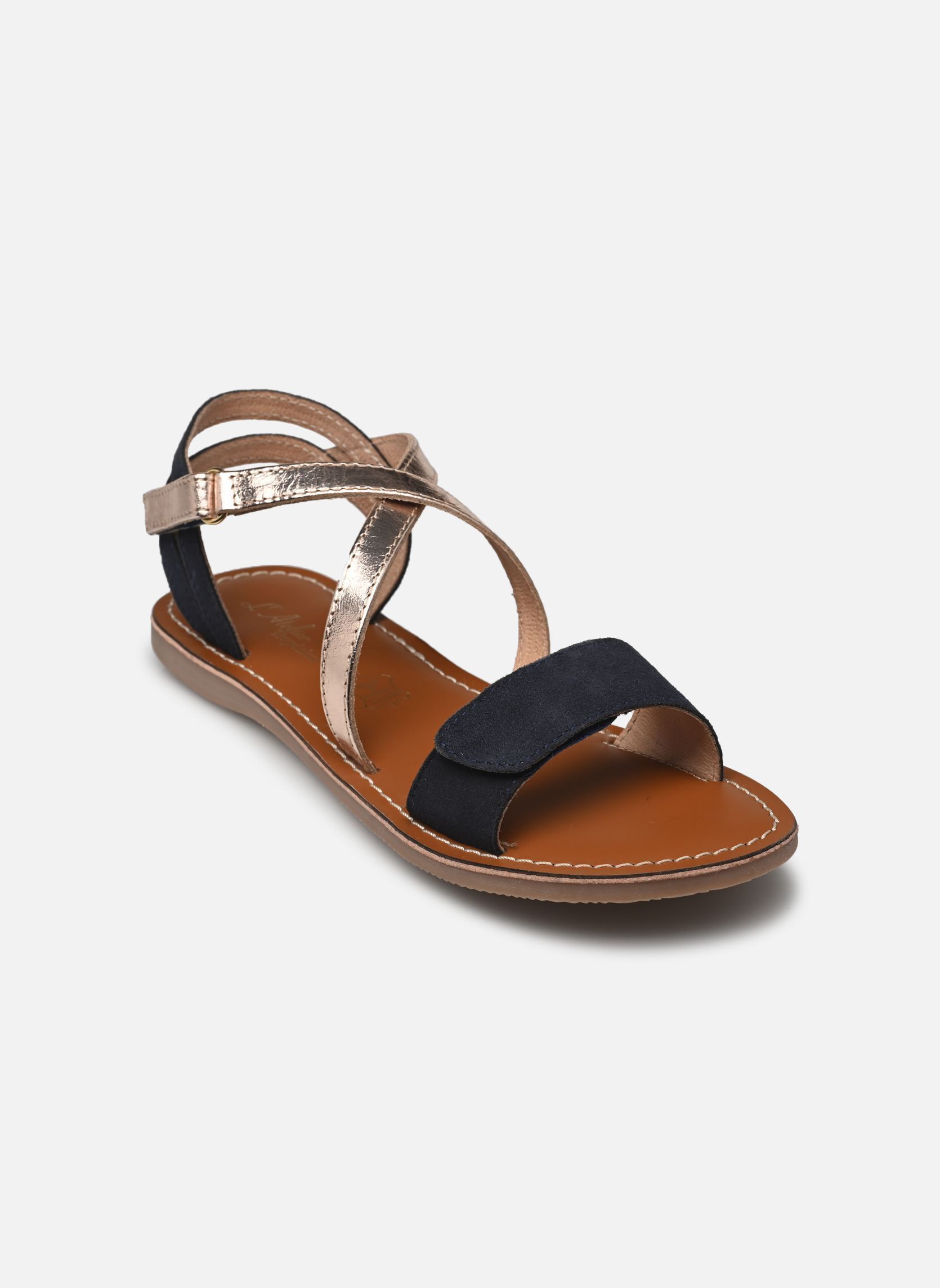 Sandales Il 2263 fille multicolore L'Atelier Tropézien Sandales Il 2263 fille multicolore GOLD/BLUE