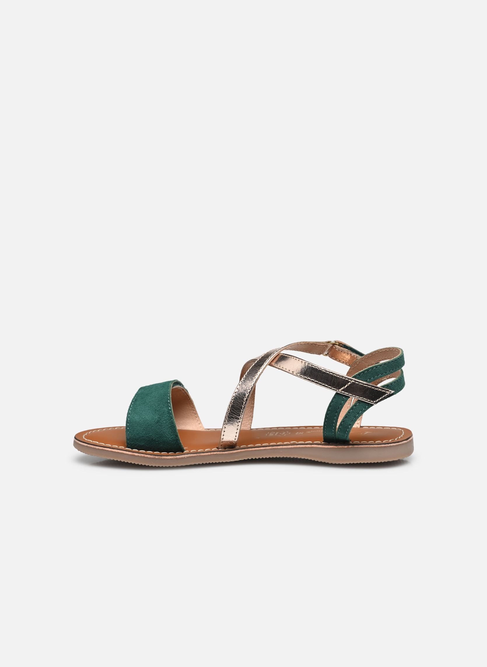 Sandales Il 2263 fille multicolore L'Atelier Tropézien Sandales Il 2263 fille multicolore GOLD/GREEN