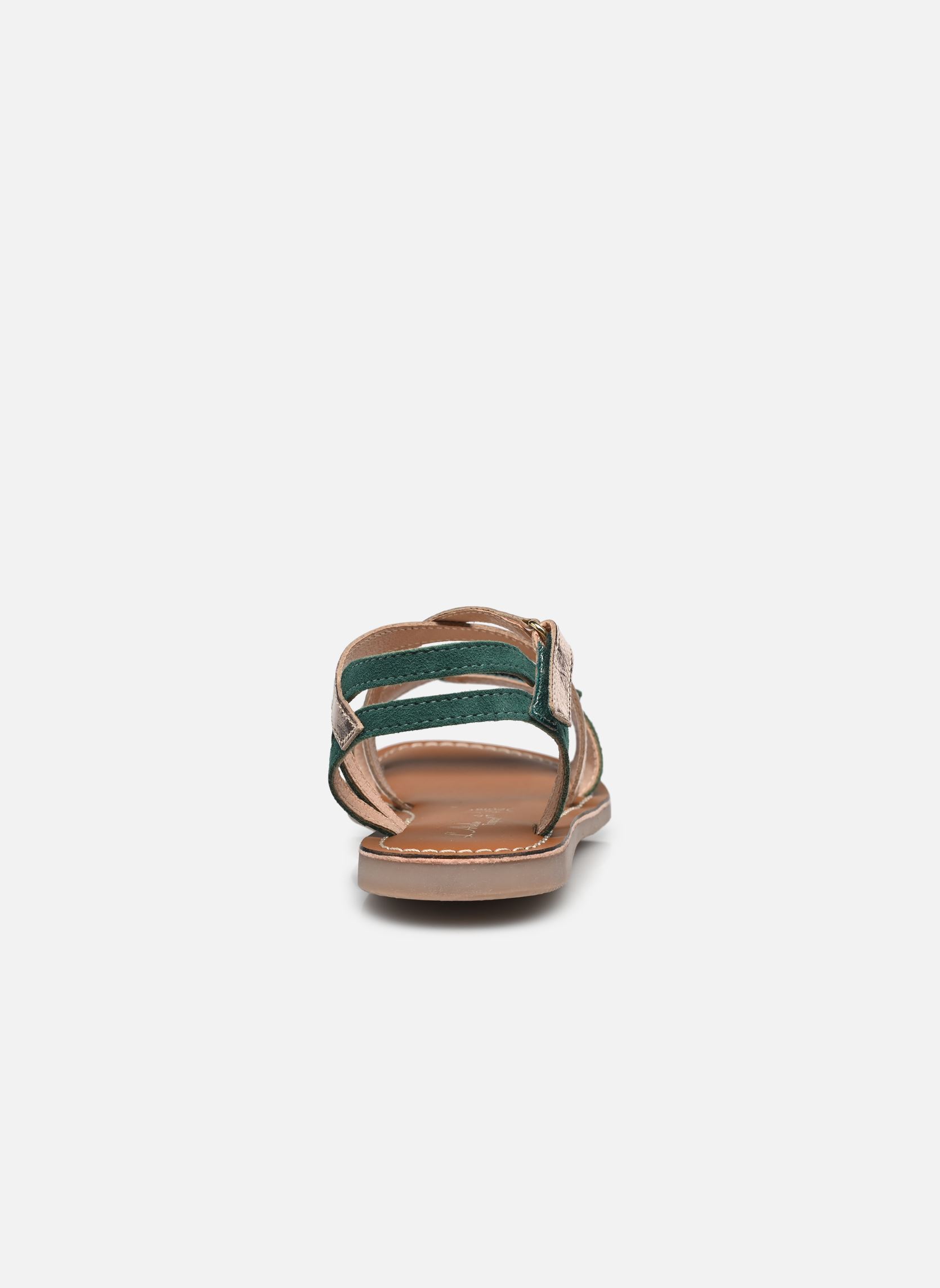 Sandales Il 2263 fille multicolore L'Atelier Tropézien Sandales Il 2263 fille multicolore GOLD/GREEN