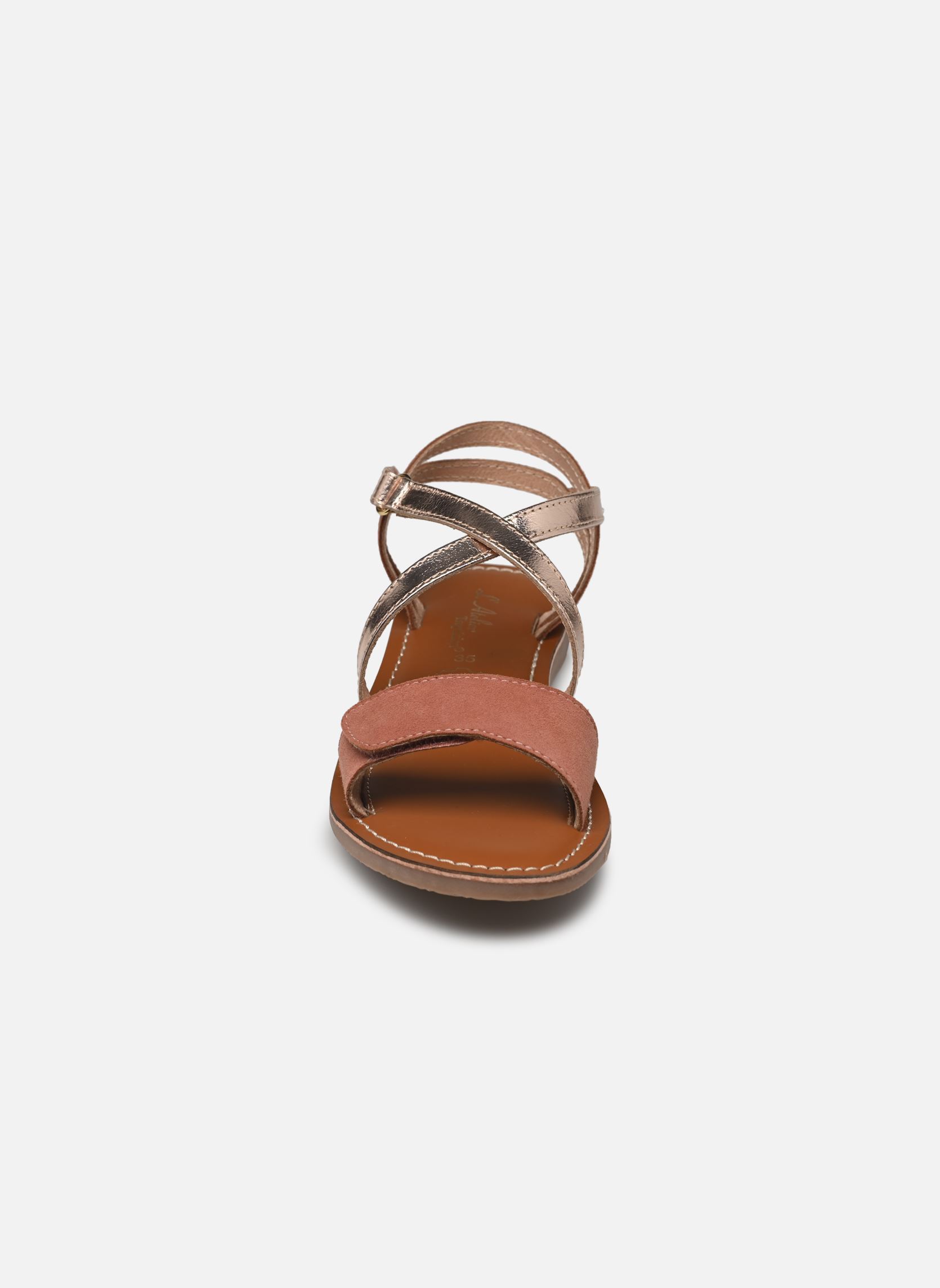 Sandales Il 2263 fille multicolore L'Atelier Tropézien Sandales Il 2263 fille multicolore GOLD/PINK