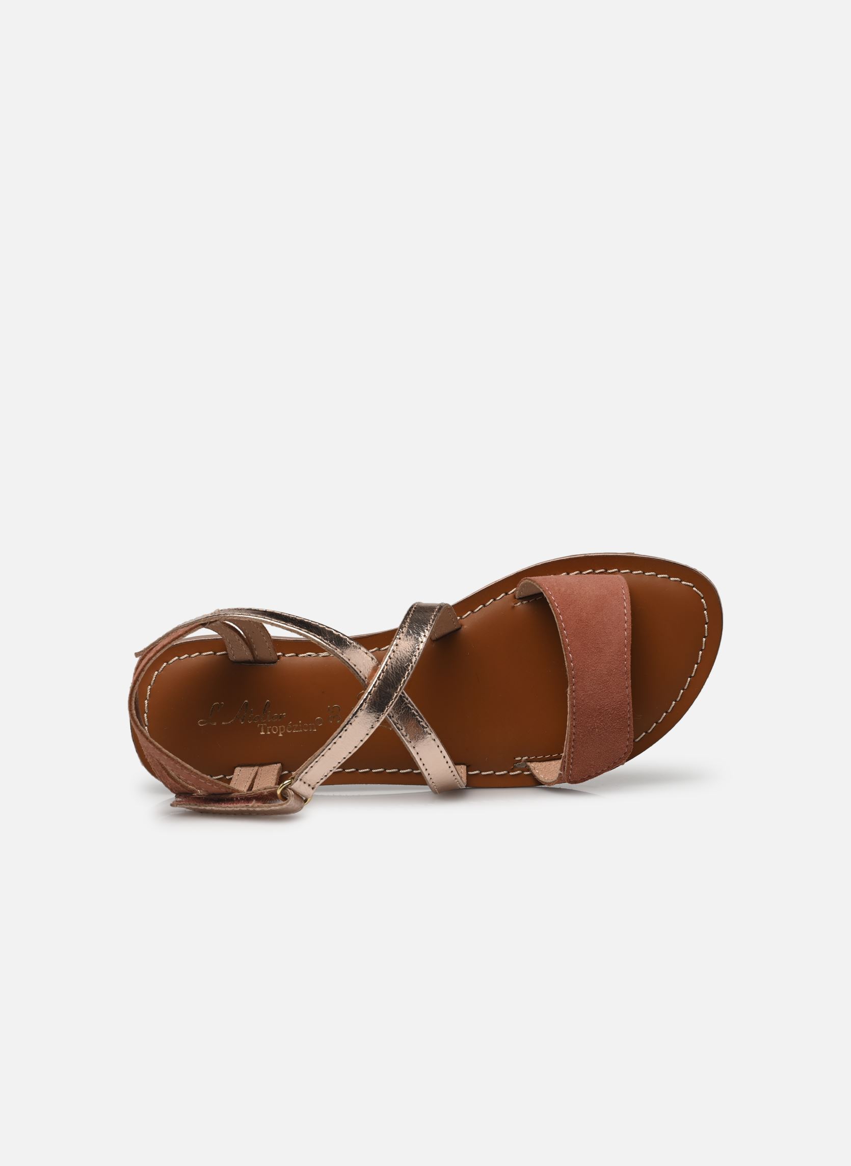Sandales Il 2263 fille multicolore L'Atelier Tropézien Sandales Il 2263 fille multicolore GOLD/PINK