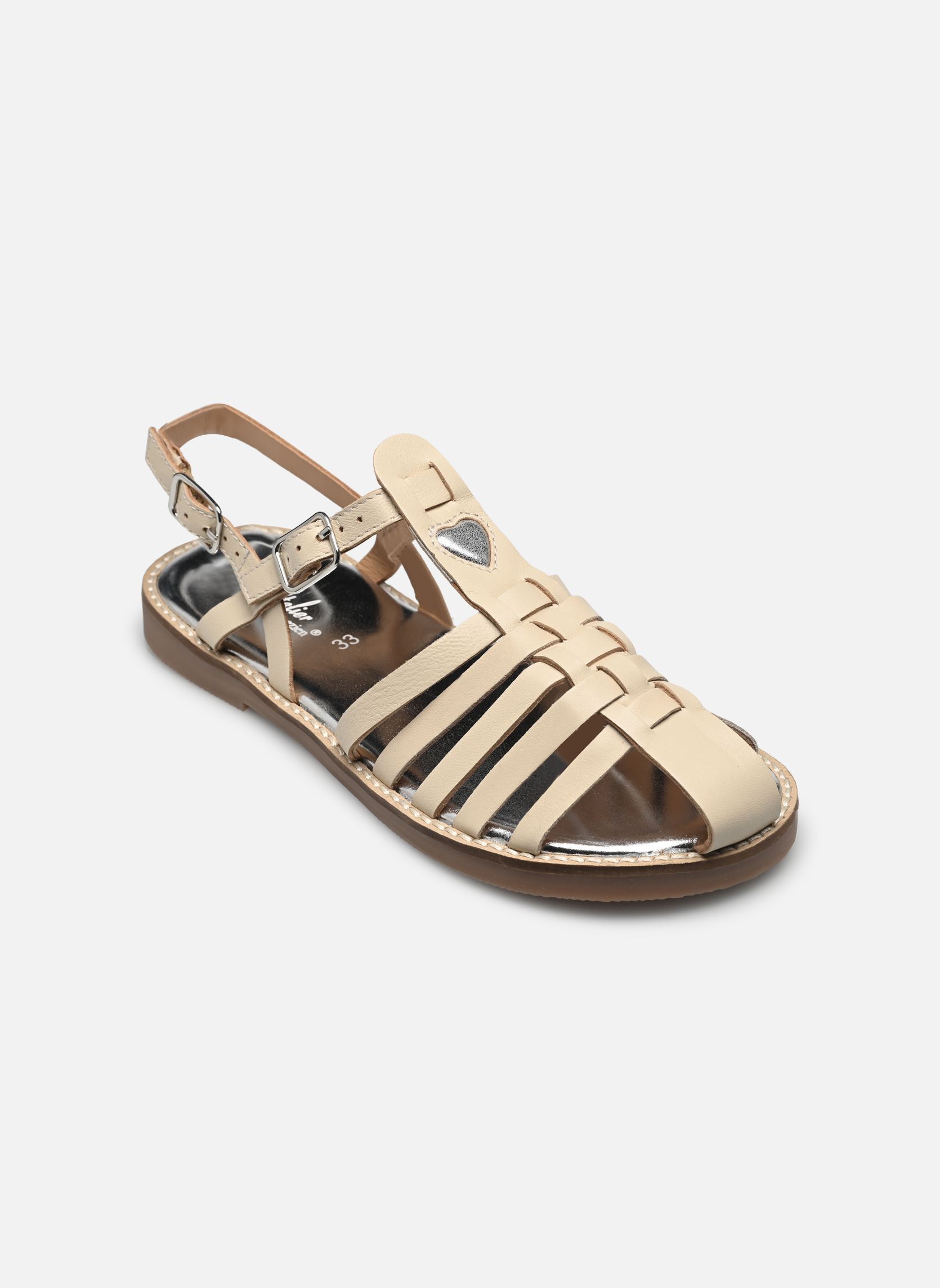 Sandales Sb 2422 fille blanc L'Atelier Tropézien Sandales Sb 2422 fille blanc OFF WHITE