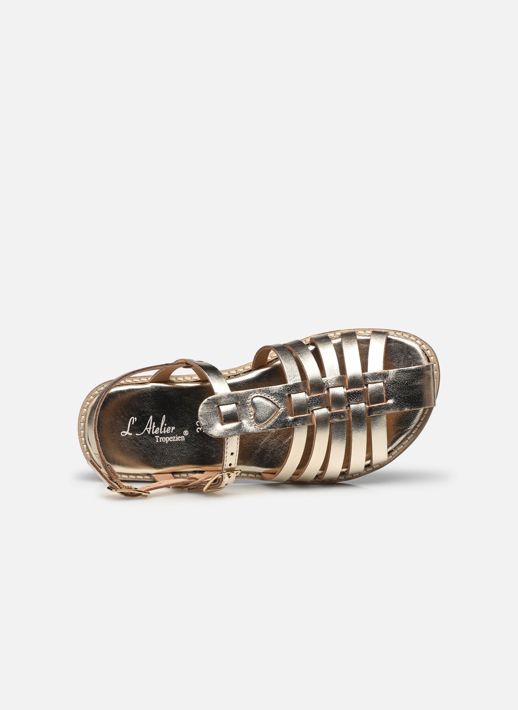 Sandales Sb 2422 fille or et bronze L'Atelier Tropézien Sandales Sb 2422 fille or et bronze GOLD