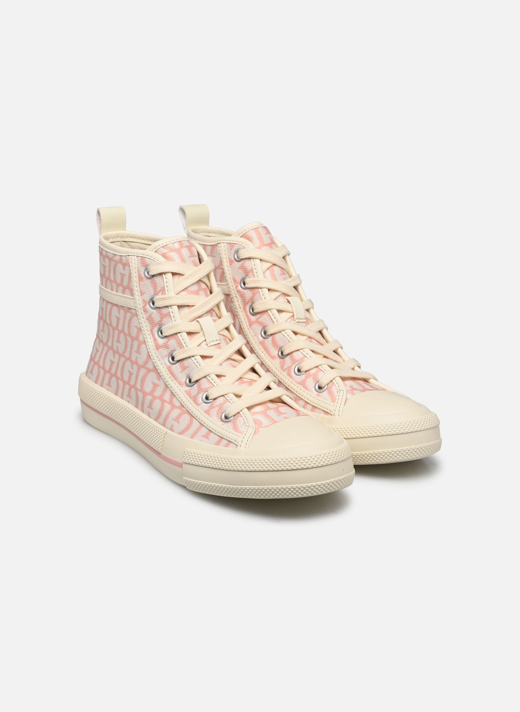 Leinen-Sneaker COLYN damen rosa Guess Leinen-Sneaker COLYN damen rosa Pink