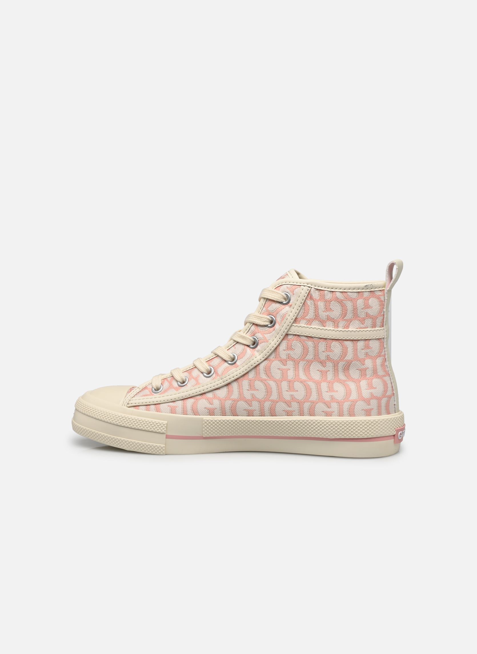 Leinen-Sneaker COLYN damen rosa Guess Leinen-Sneaker COLYN damen rosa Pink
