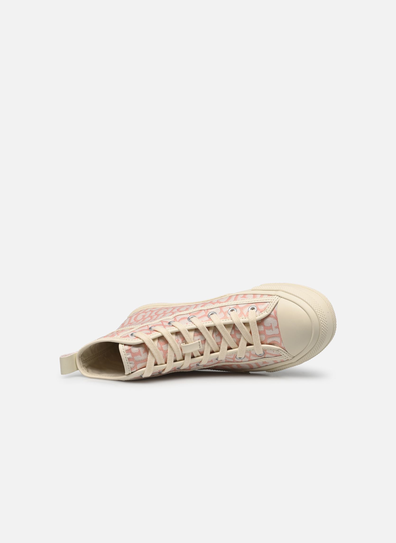 Leinen-Sneaker COLYN damen rosa Guess Leinen-Sneaker COLYN damen rosa Pink