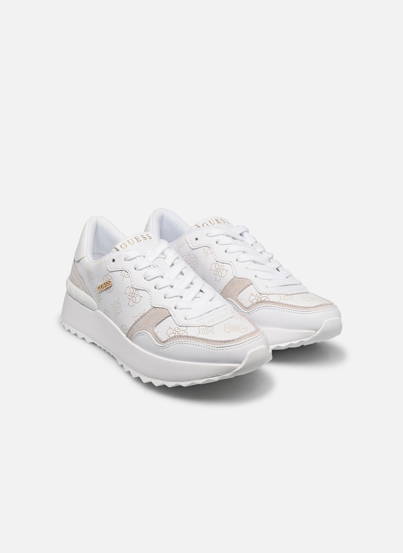 Baskets VINSA3 femme blanc Guess Baskets VINSA3 femme blanc White