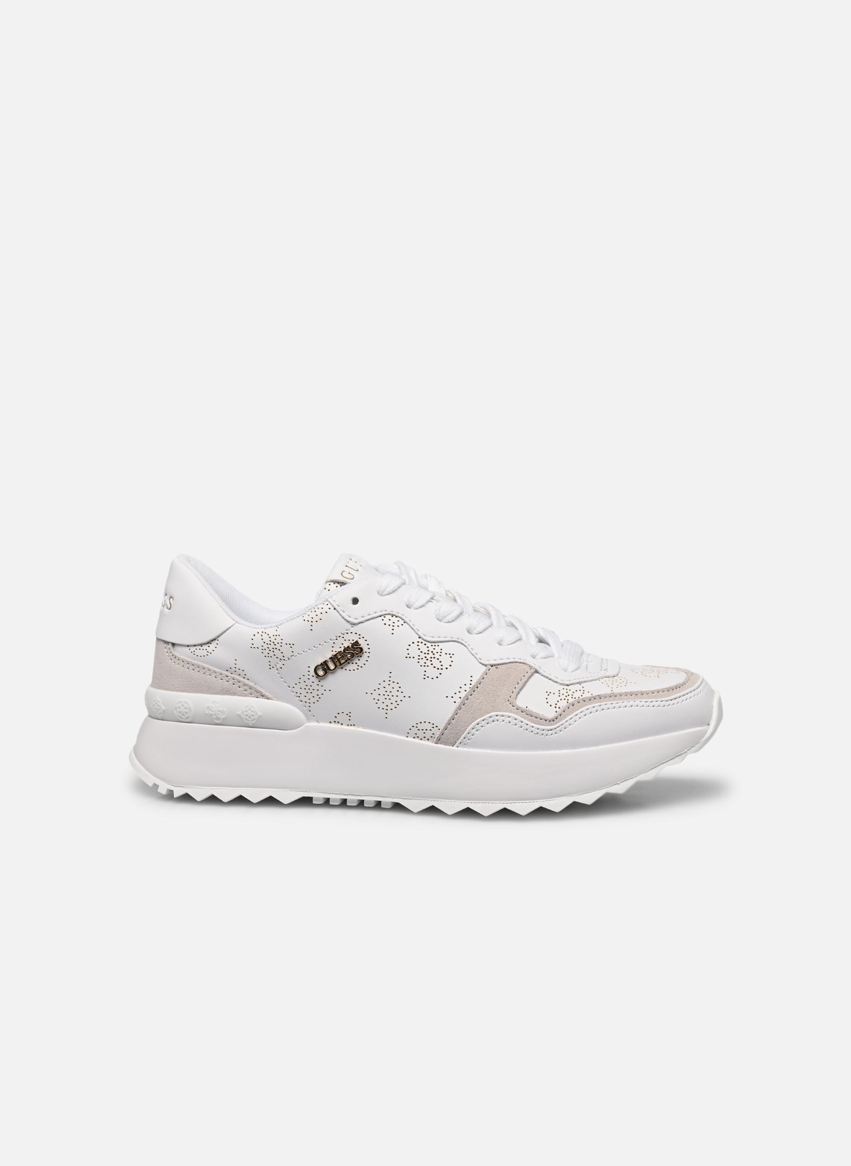 Baskets VINSA3 femme blanc Guess Baskets VINSA3 femme blanc White