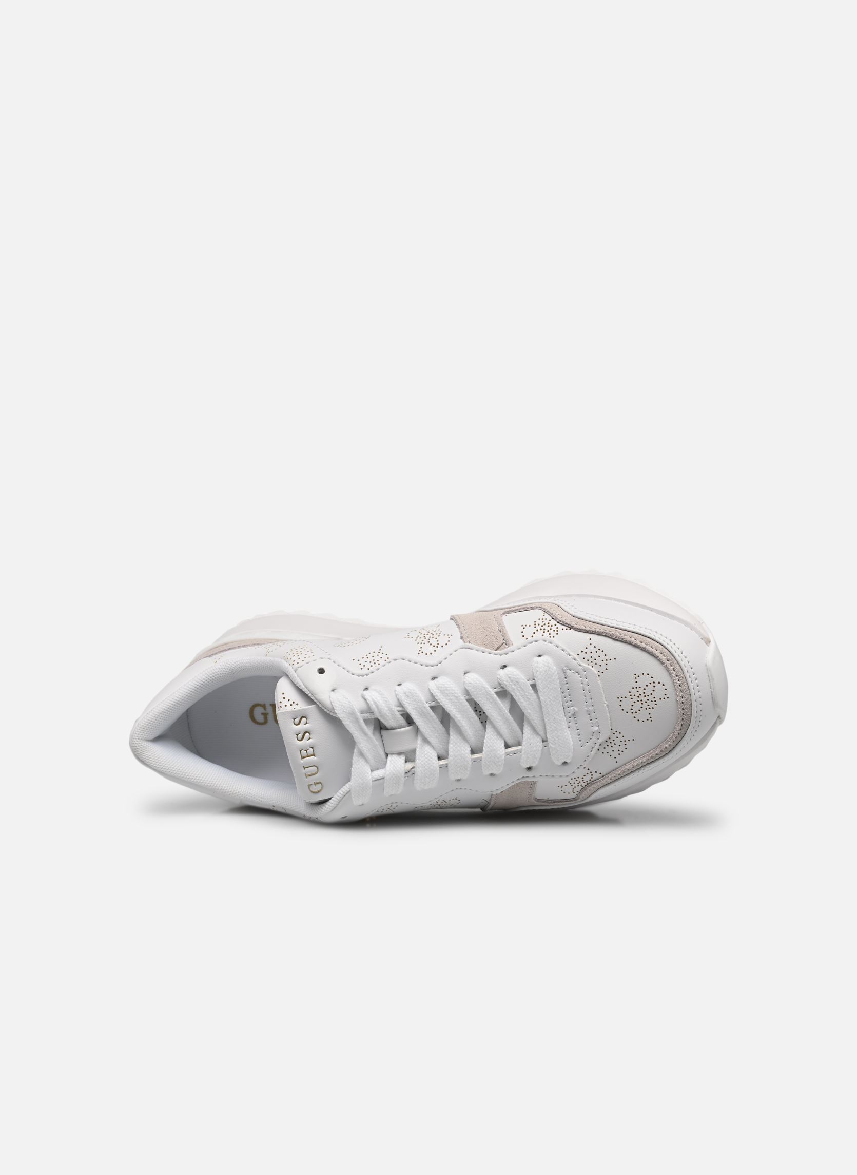 Baskets VINSA3 femme blanc Guess Baskets VINSA3 femme blanc White