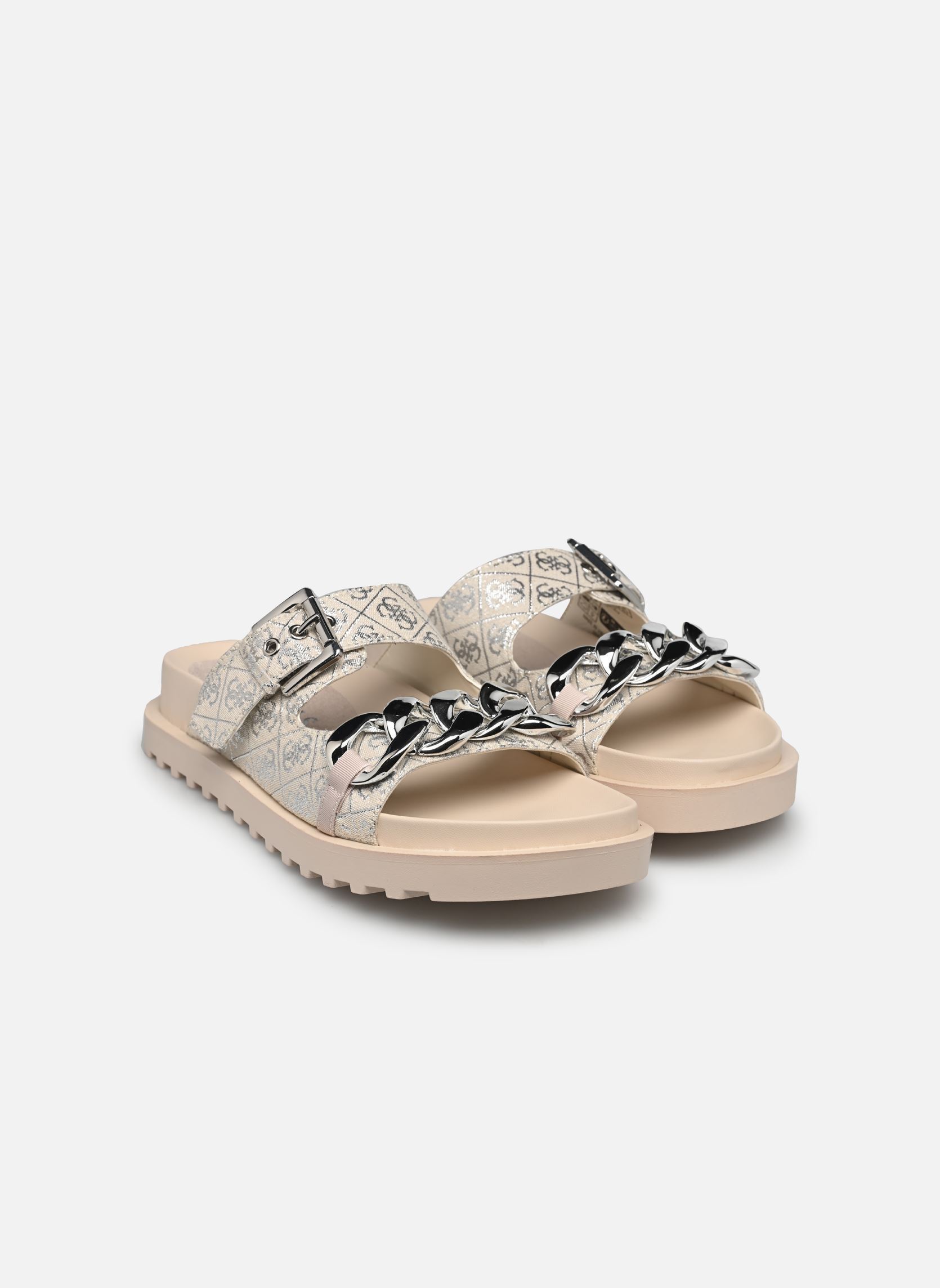 Pantoletten und Clogs FATEMA damen beige Guess Pantoletten und Clogs FATEMA damen beige beige silver