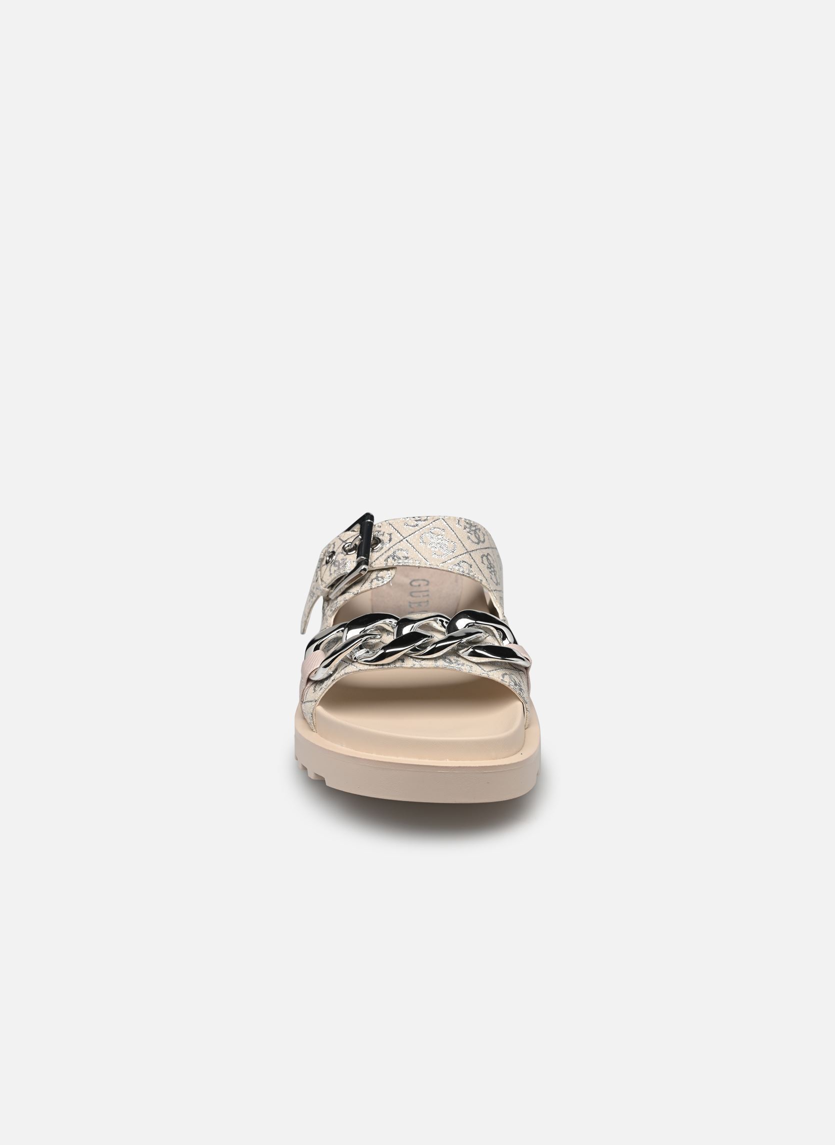 Pantoletten und Clogs FATEMA damen beige Guess Pantoletten und Clogs FATEMA damen beige beige silver