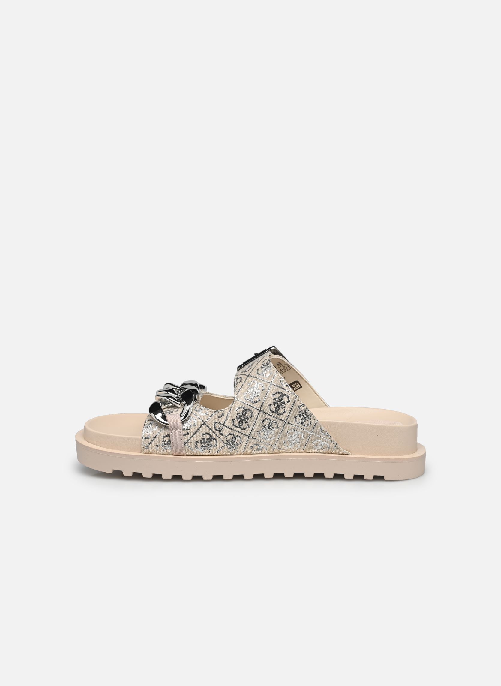 Pantoletten und Clogs FATEMA damen beige Guess Pantoletten und Clogs FATEMA damen beige beige silver