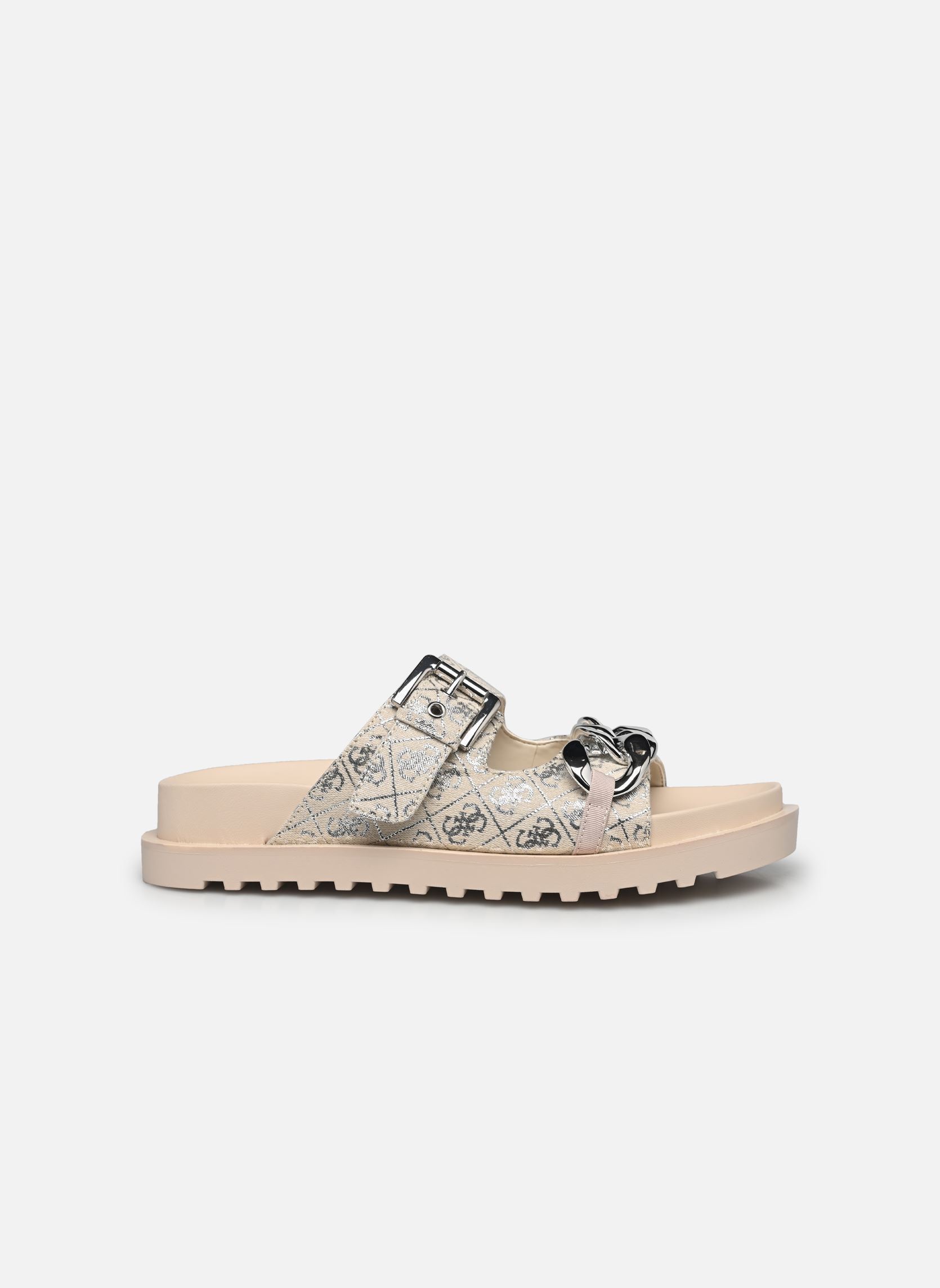 Pantoletten und Clogs FATEMA damen beige Guess Pantoletten und Clogs FATEMA damen beige beige silver