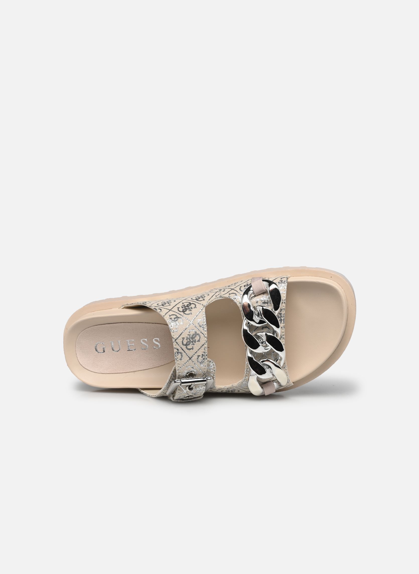 Pantoletten und Clogs FATEMA damen beige Guess Pantoletten und Clogs FATEMA damen beige beige silver