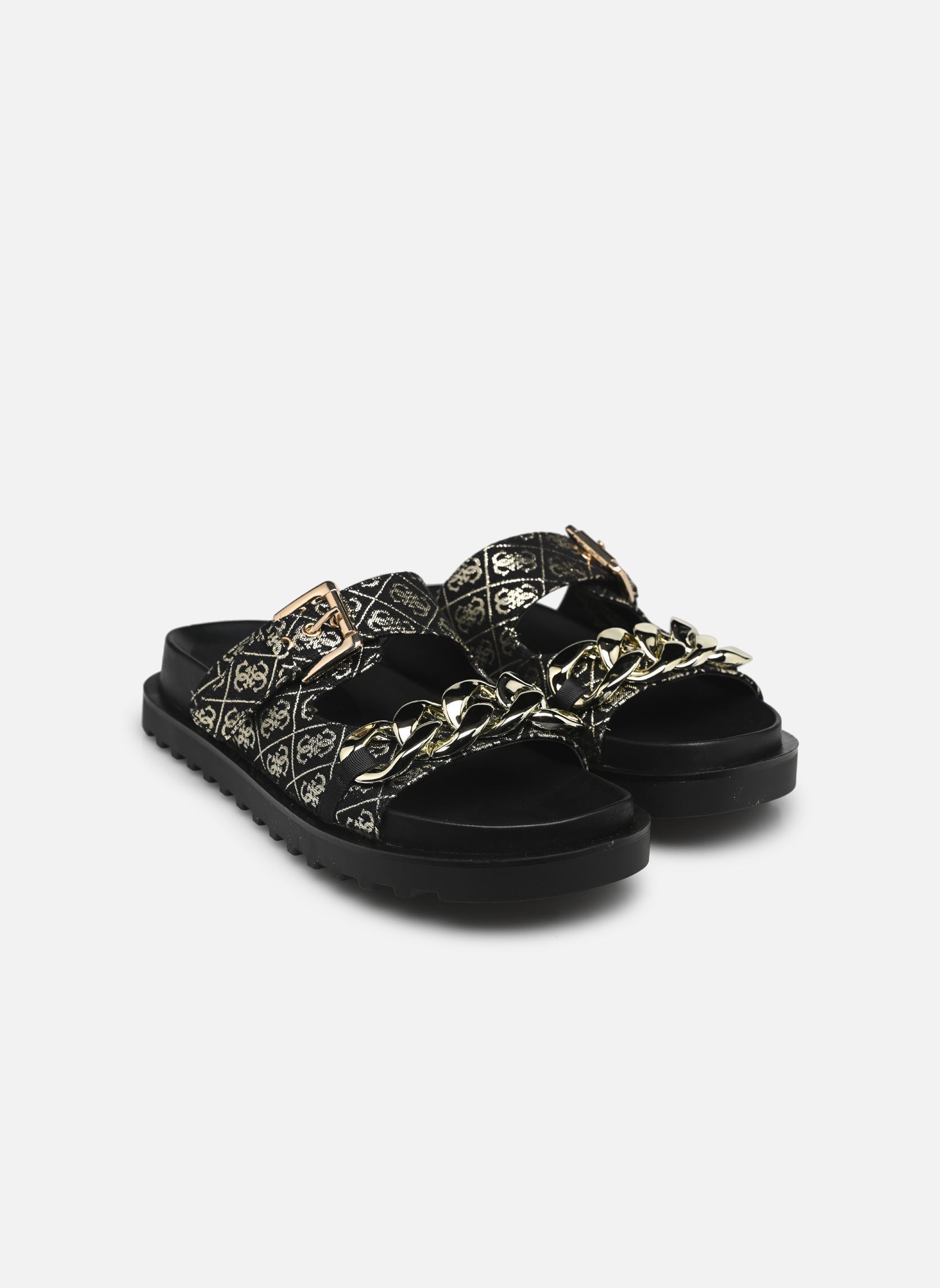 Ciabattine e Sabots FATEMA donna nero Guess Ciabattine e Sabots FATEMA donna nero Black Platino