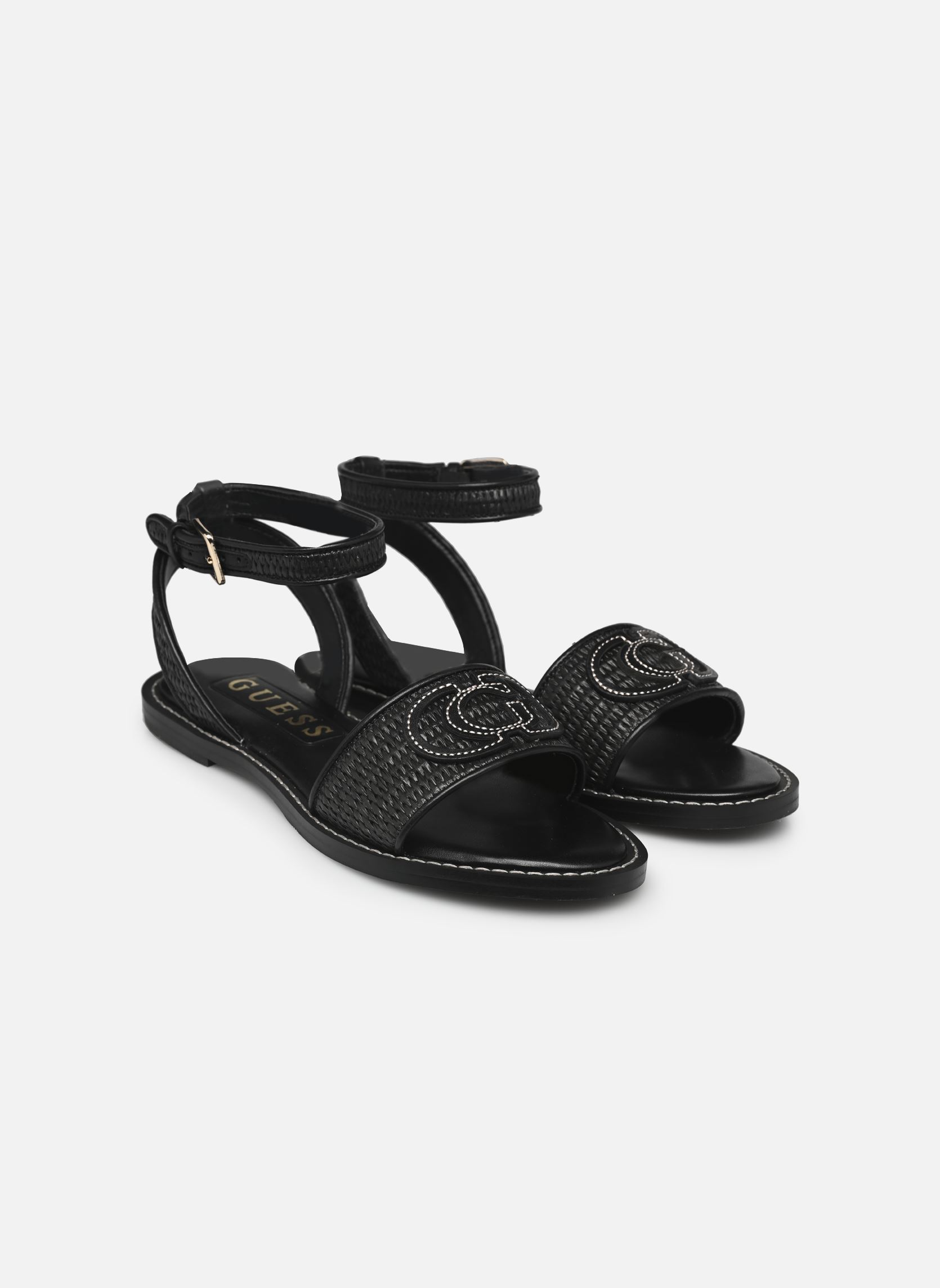 Flache Sandalen SIYONA damen schwarz Guess Flache Sandalen SIYONA damen schwarz Black