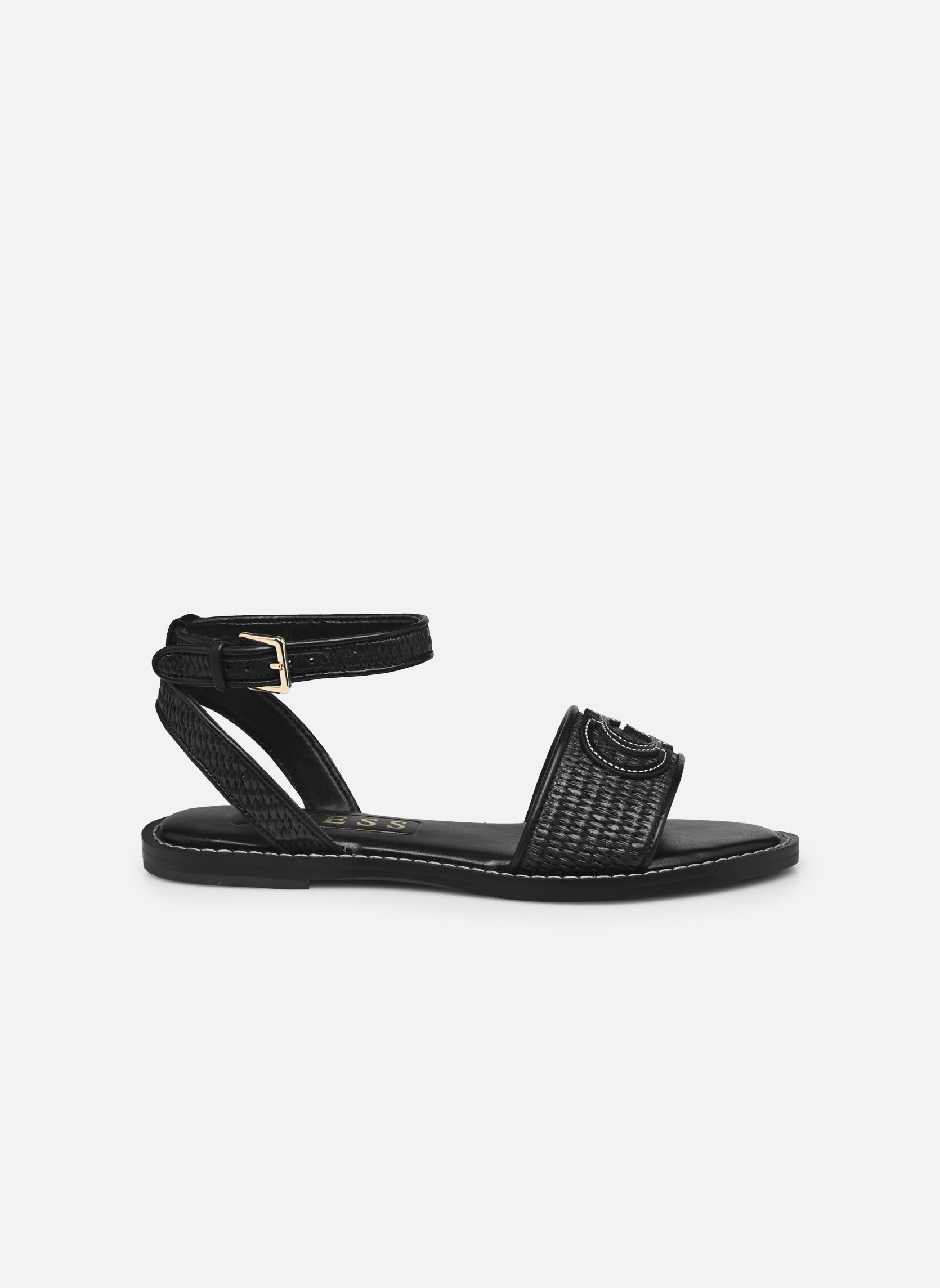 Flache Sandalen SIYONA damen schwarz Guess Flache Sandalen SIYONA damen schwarz Black