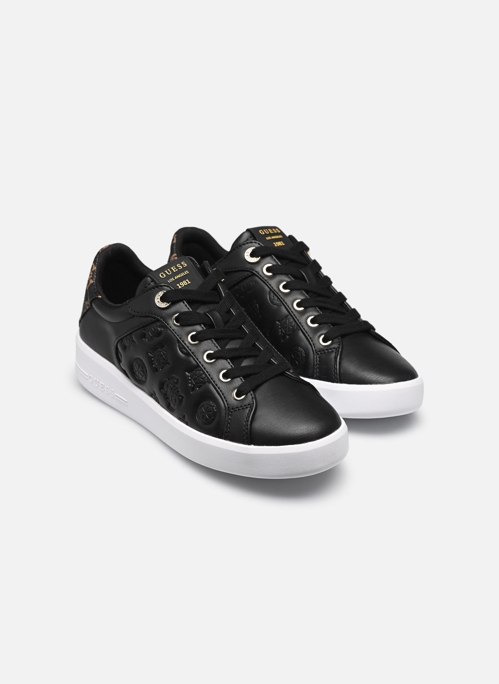 Baskets basses RONII femme noir Guess Baskets basses RONII femme noir Black/brown
