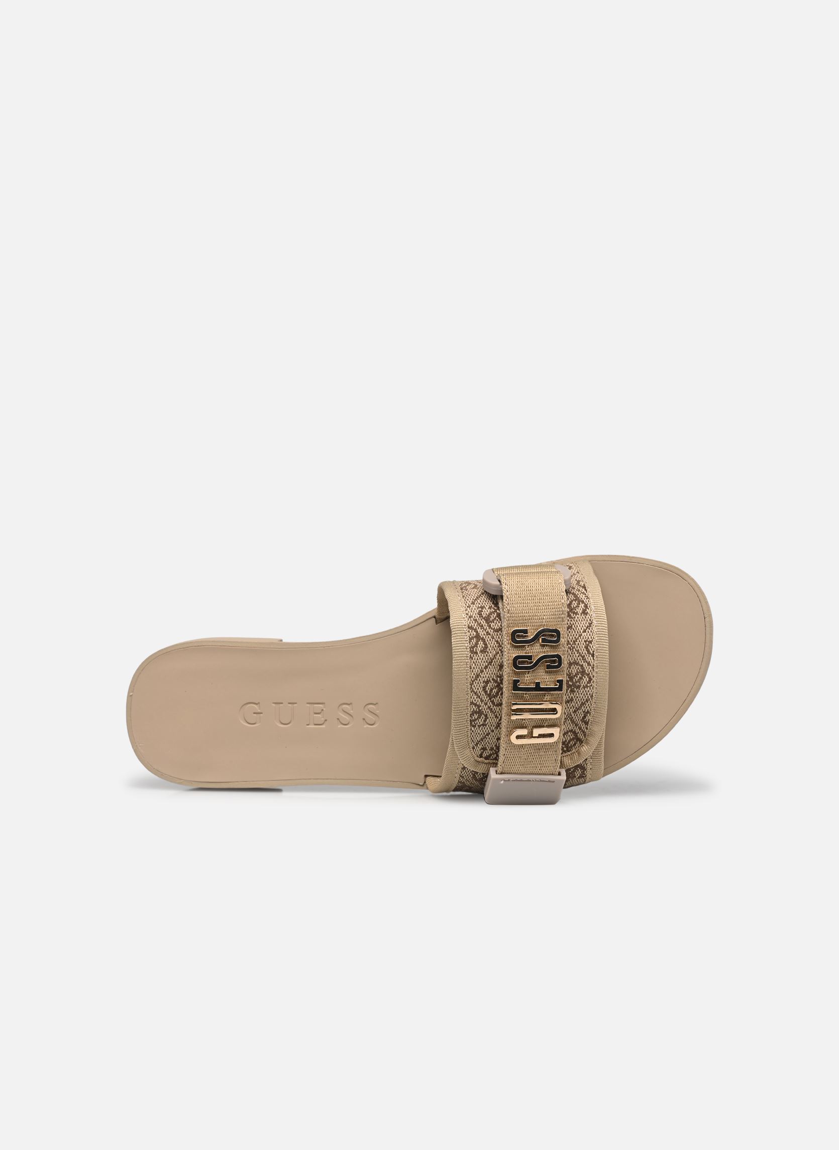 Pantoletten und Clogs ELYZE damen beige Guess Pantoletten und Clogs ELYZE damen beige Beige Brown