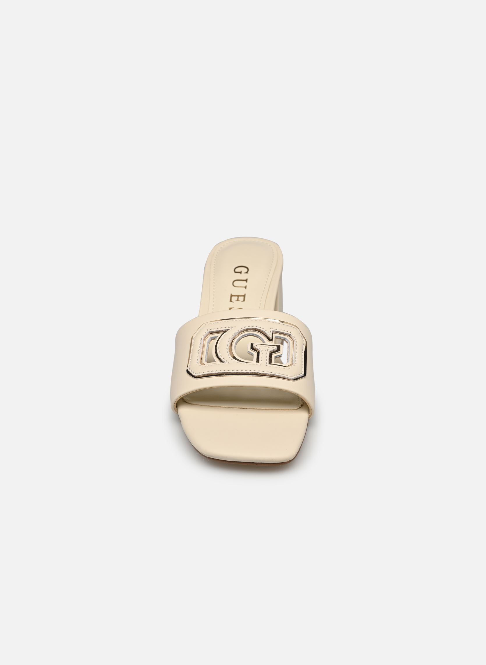 Muilen en klompen GALS dames wit Guess Muilen en klompen GALS dames wit Cream/Gold