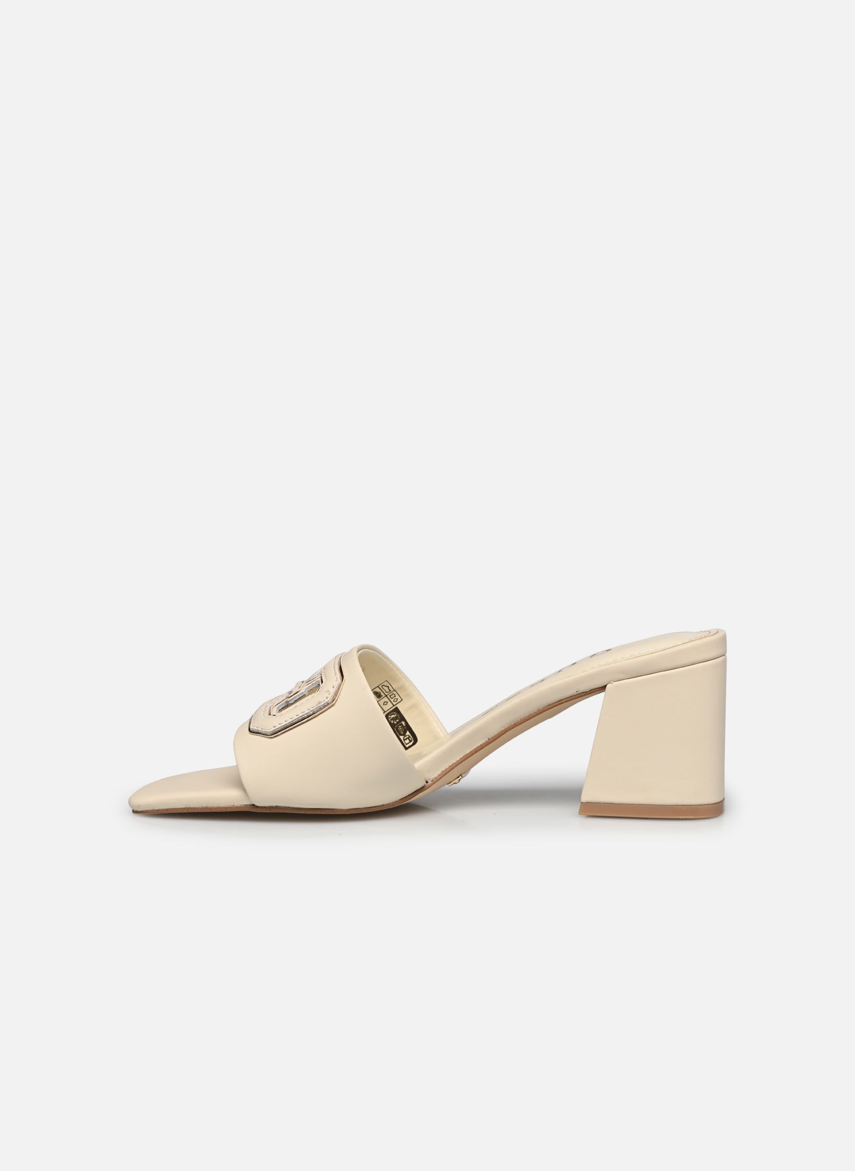 Muilen en klompen GALS dames wit Guess Muilen en klompen GALS dames wit Cream/Gold