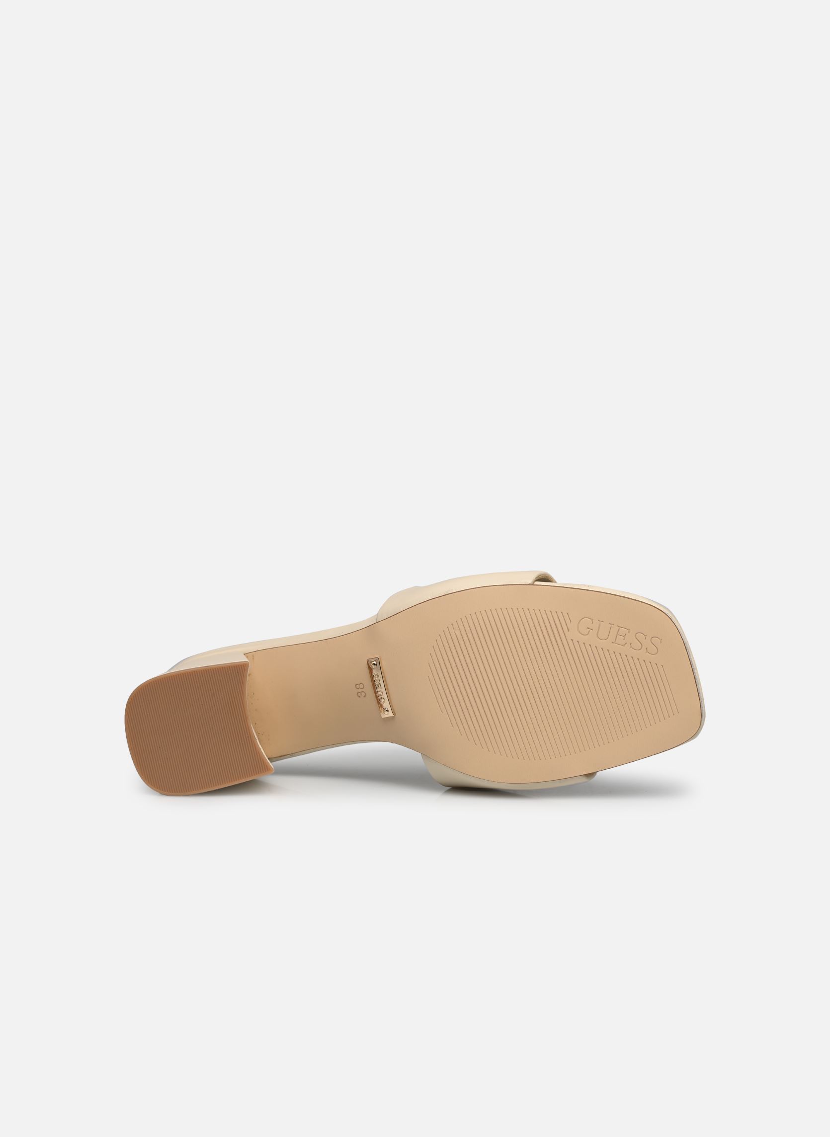 Muilen en klompen GALS dames wit Guess Muilen en klompen GALS dames wit Cream/Gold