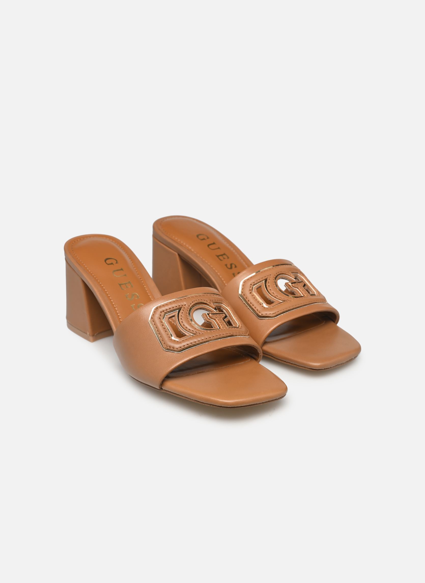 Pantoletten und Clogs GALS damen braun Guess Pantoletten und Clogs GALS damen braun Tan