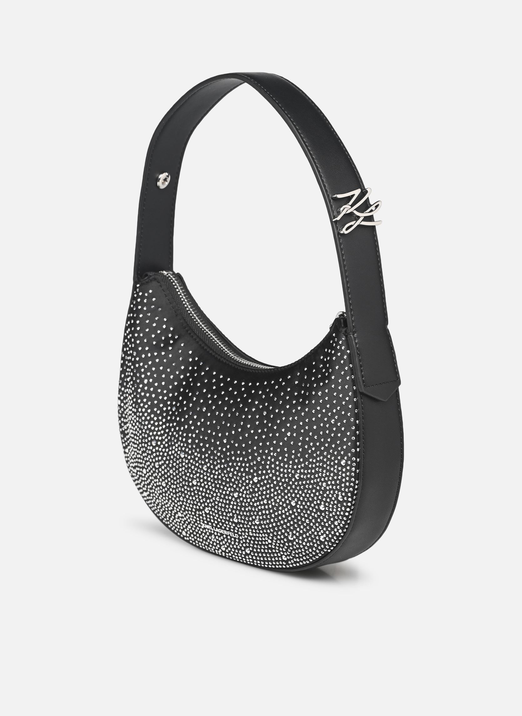 Schoudertassen K/Soiree Half Moon Rhinestones dames zwart Karl Lagerfeld Schoudertassen K/Soiree Half Moon Rhinestones dames zwart BLACK