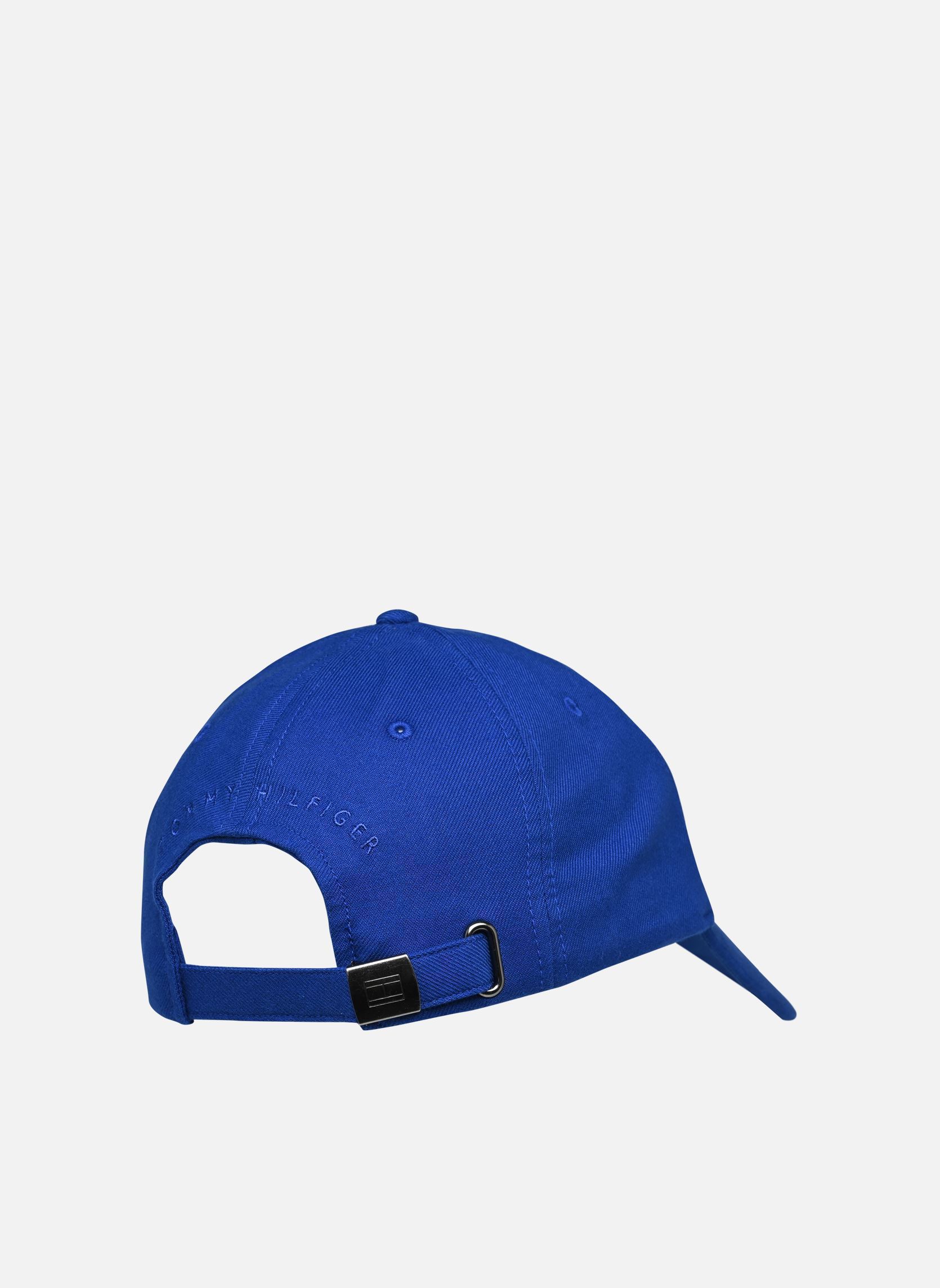 Cappellini Th Flag Cotton 6 Pan AM0AM13008 uomo blu Tommy Hilfiger Cappellini Th Flag Cotton 6 Pan AM0AM13008 uomo blu WEDGE BLUE
