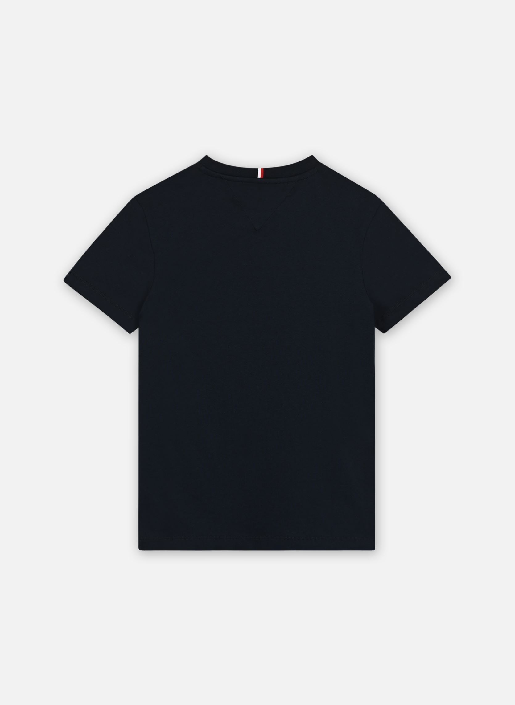 Kurzarm-T-Shirts Flag Rib Insert Tee KB0KB09351 jungen blau Tommy Hilfiger Kurzarm-T-Shirts Flag Rib Insert Tee KB0KB09351 jungen blau DARK NIGHT NAVY
