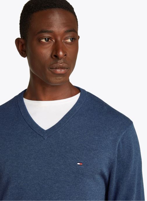 Pull Homme EWM Coton Bleu Taille S - Sweat à Col Rond - Bon état