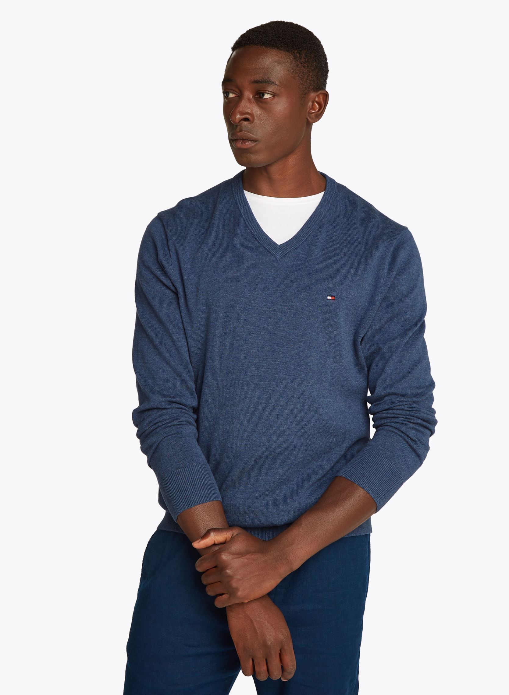 Sweat shirt Tommy Hilfiger Essential Cotton V N EU - vue 2