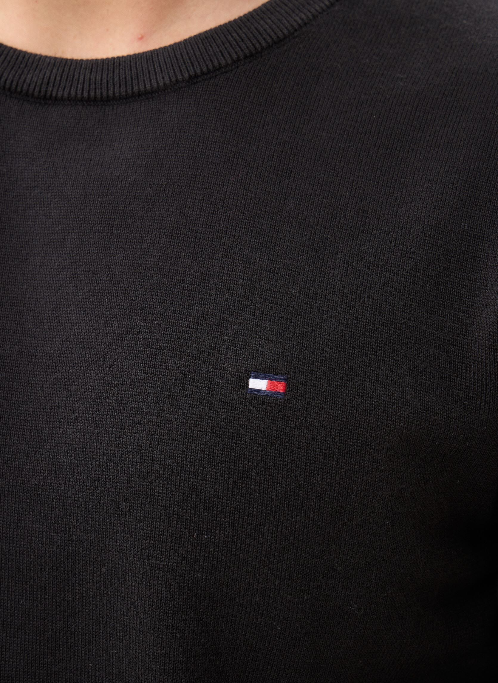 Pulls Core Essential Cotto MW0MW14748 homme noir Tommy Hilfiger Pulls Core Essential Cotto MW0MW14748 homme noir BLACK
