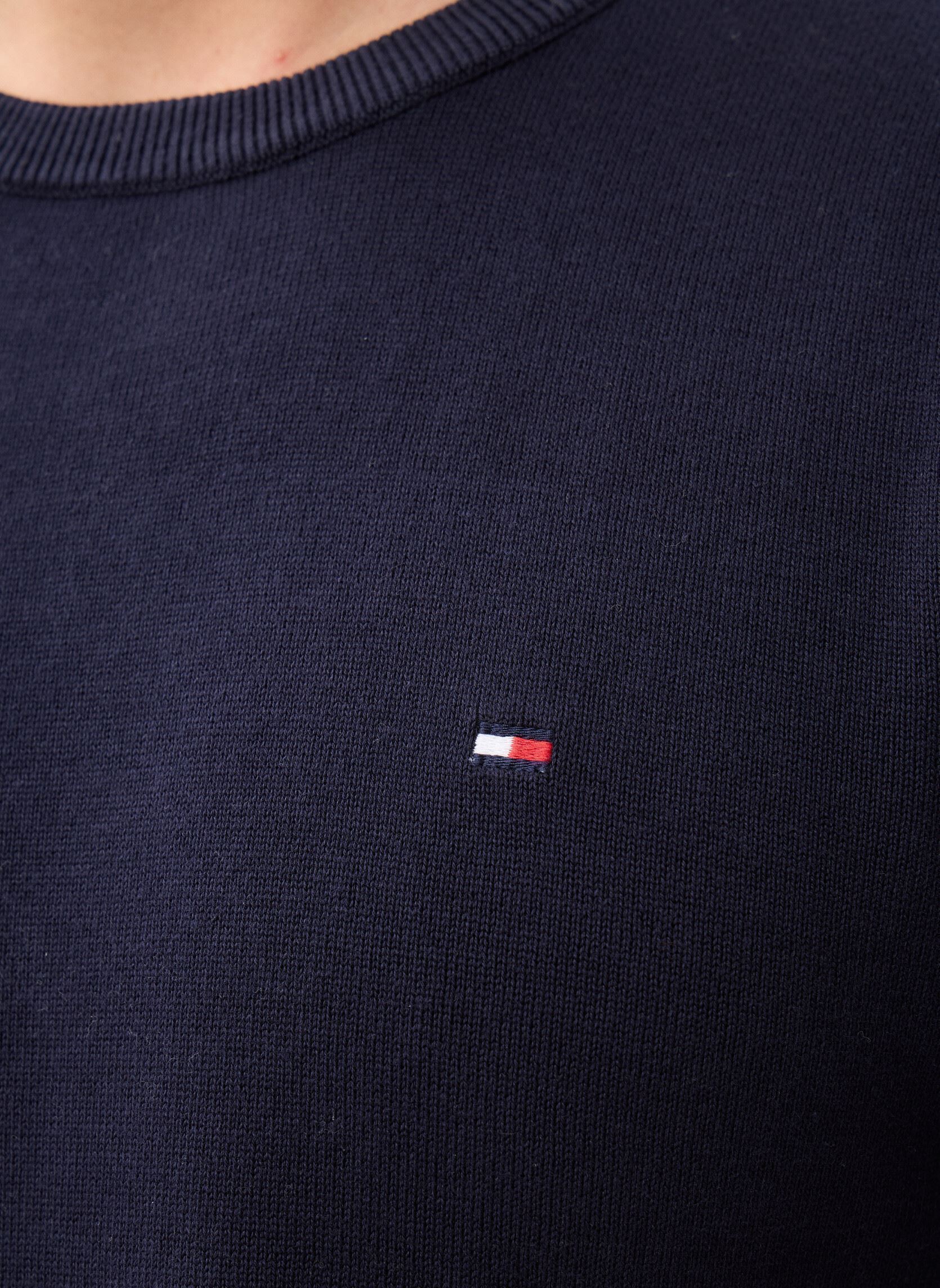 Pulls Core Essential Cotto MW0MW14748 homme bleu Tommy Hilfiger Pulls Core Essential Cotto MW0MW14748 homme bleu DESERT SKY