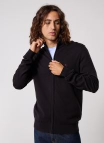 Pulls Essential Cotton Zip MW0MW36517 homme noir Tommy Hilfiger Pulls Essential Cotton Zip MW0MW36517 homme noir Black