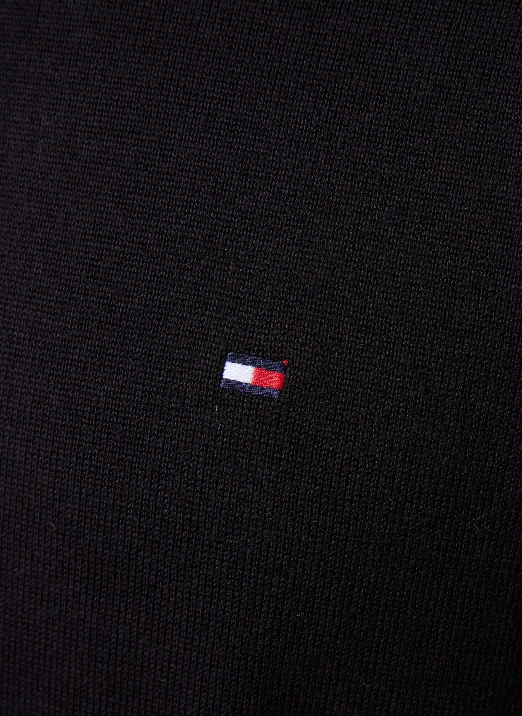Pullover Essential Cotton Zip MW0MW37331 herren schwarz Tommy Hilfiger Pullover Essential Cotton Zip MW0MW37331 herren schwarz Black