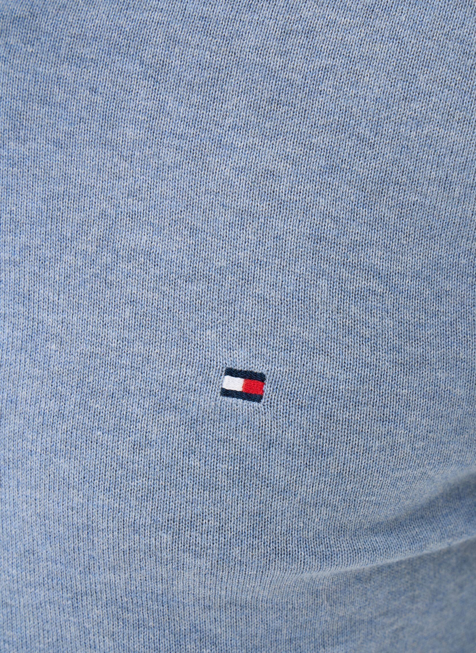 Pulls Essential Cotton Zip MW0MW37331 homme bleu Tommy Hilfiger Pulls Essential Cotton Zip MW0MW37331 homme bleu Brisk Blue Heather