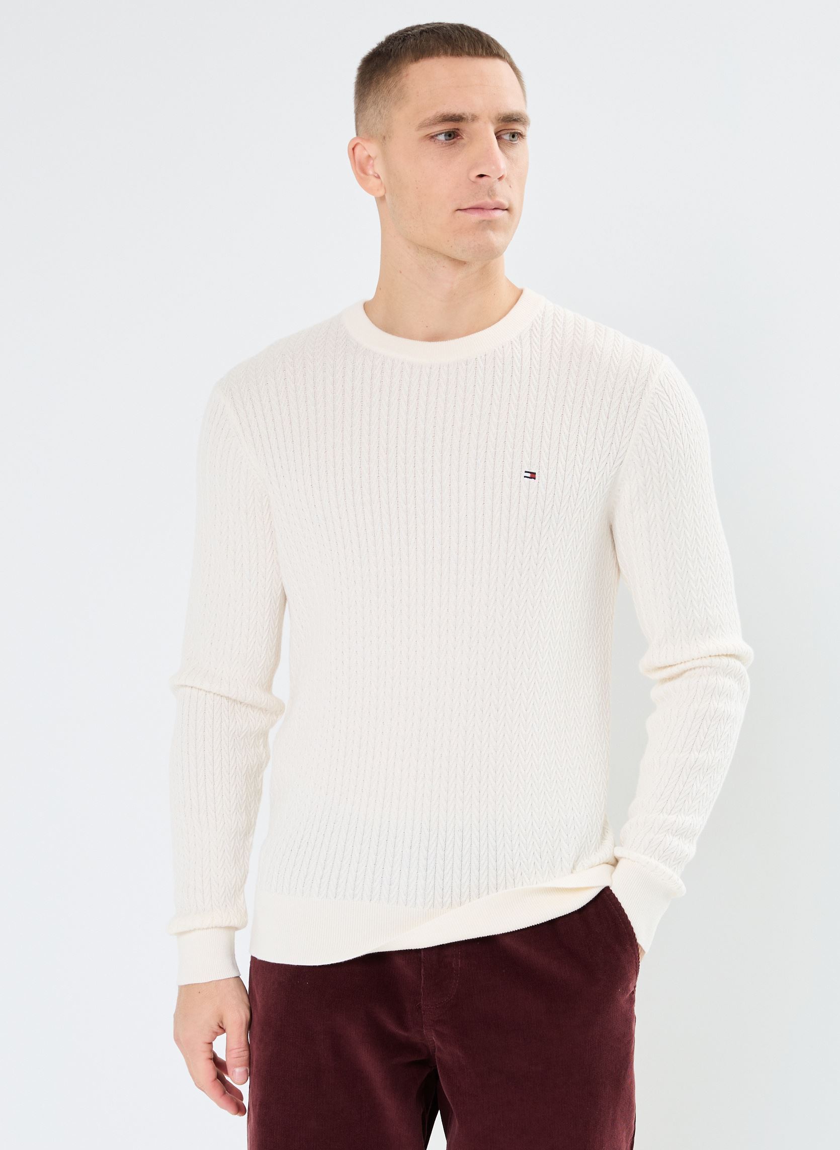 Sweat shirt Tommy Hilfiger Herringbone Structur EU - vue 2