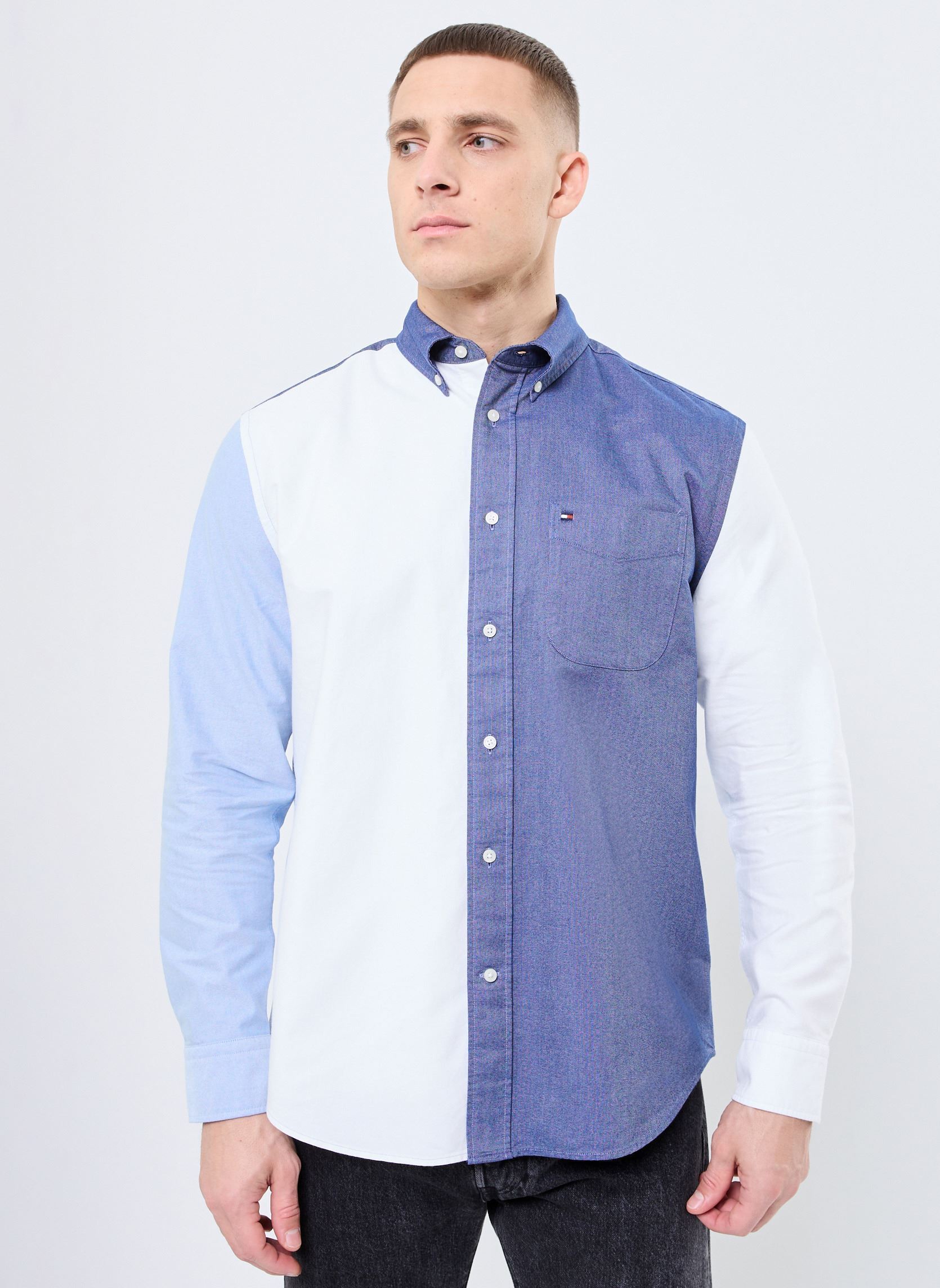 Vêtements Tommy Hilfiger Heritage Oxford Bloc MW0MW37577 pour Accessoires