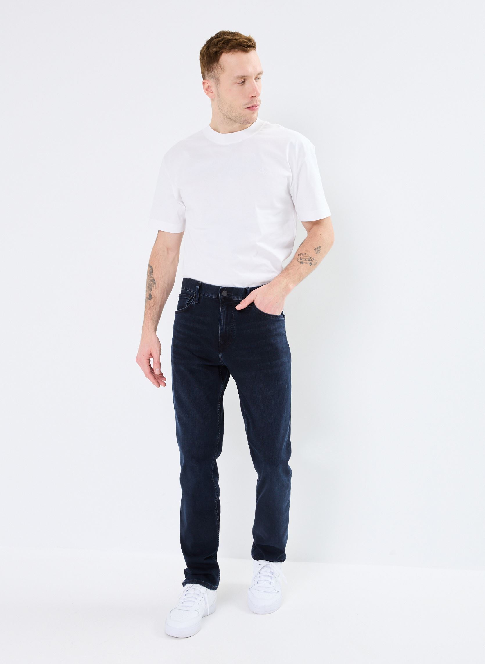 Jeans slim et skinny Core Denton Blue Bla MW0MW39036 homme bleu Tommy Hilfiger Jeans slim et skinny Core Denton Blue Bla MW0MW39036 homme bleu BLUE BLACK