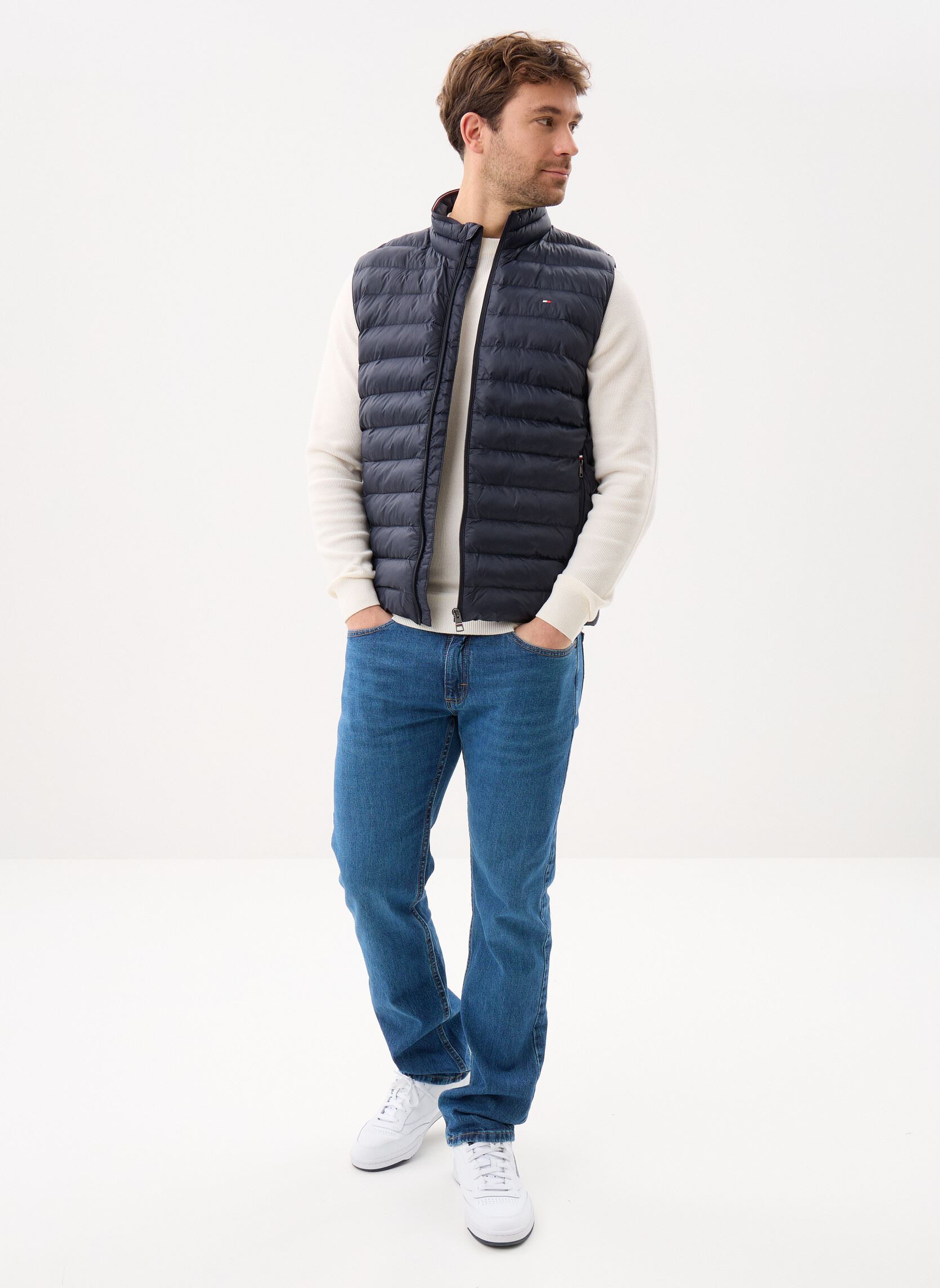 Doudounes sans manches Core Packable Recycl MW0MW39989 homme bleu Tommy Hilfiger Doudounes sans manches Core Packable Recycl MW0MW39989 homme bleu DESERT SKY
